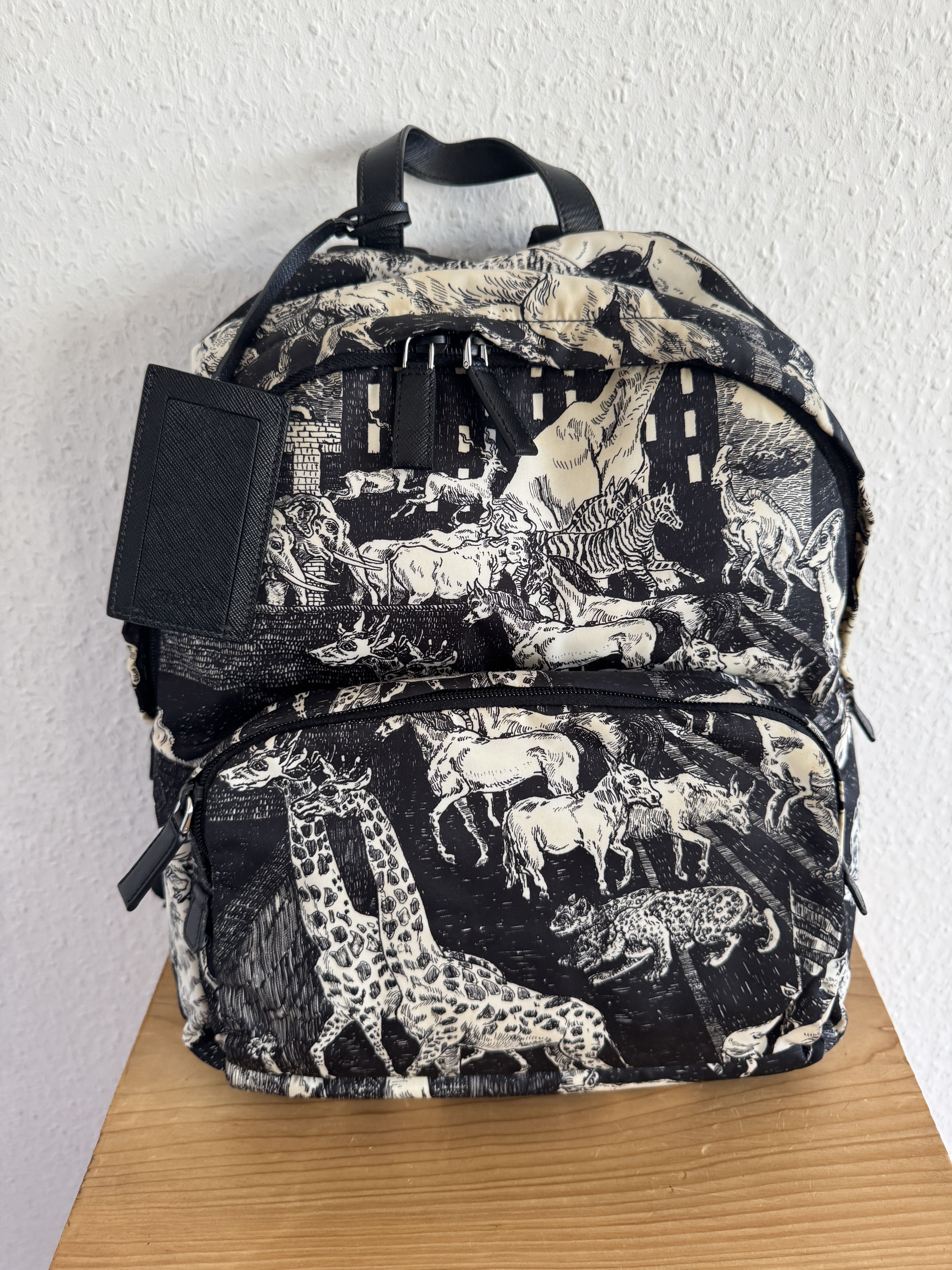 Prada Christophe Chemin Survival Utopia Print Backpack Size ONE SIZE - 18 Thumbnail