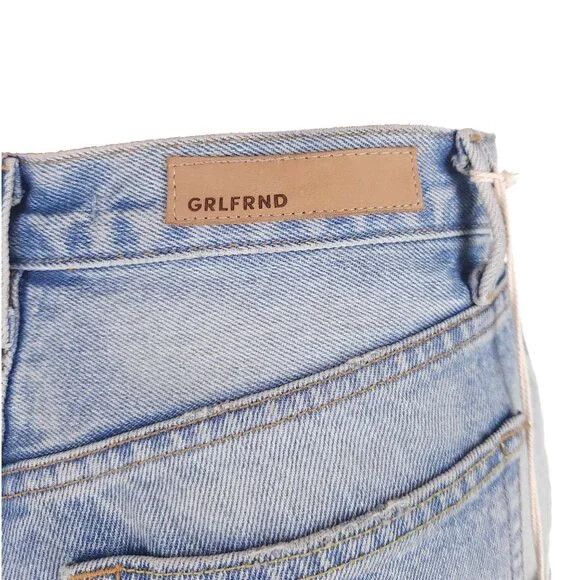 GRLFRND GRLFRND Karolina High-Rise Raw Edge Jeans 24 XXS Dont Cry Size 25" / US 0 / IT 36 - 10 Thumbnail