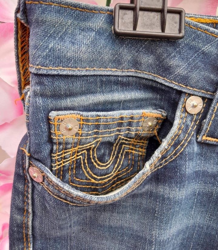 True Religion 2010s True Religion Slim Jeans W27/L34 Size 27" / US 4 / IT 40 - 10 Thumbnail