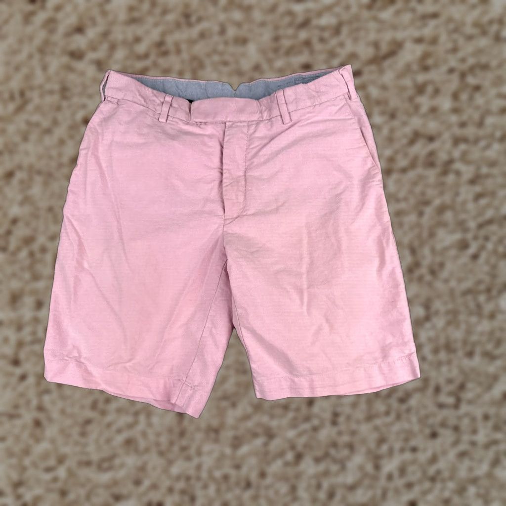 Polo Ralph Lauren Polo Ralph Lauren Shorts Men 32 Pink Chino 100% Cotton Flat Front Golf Golfer 9" Size US XS / EU 42 / 0 - 1 Thumbnail