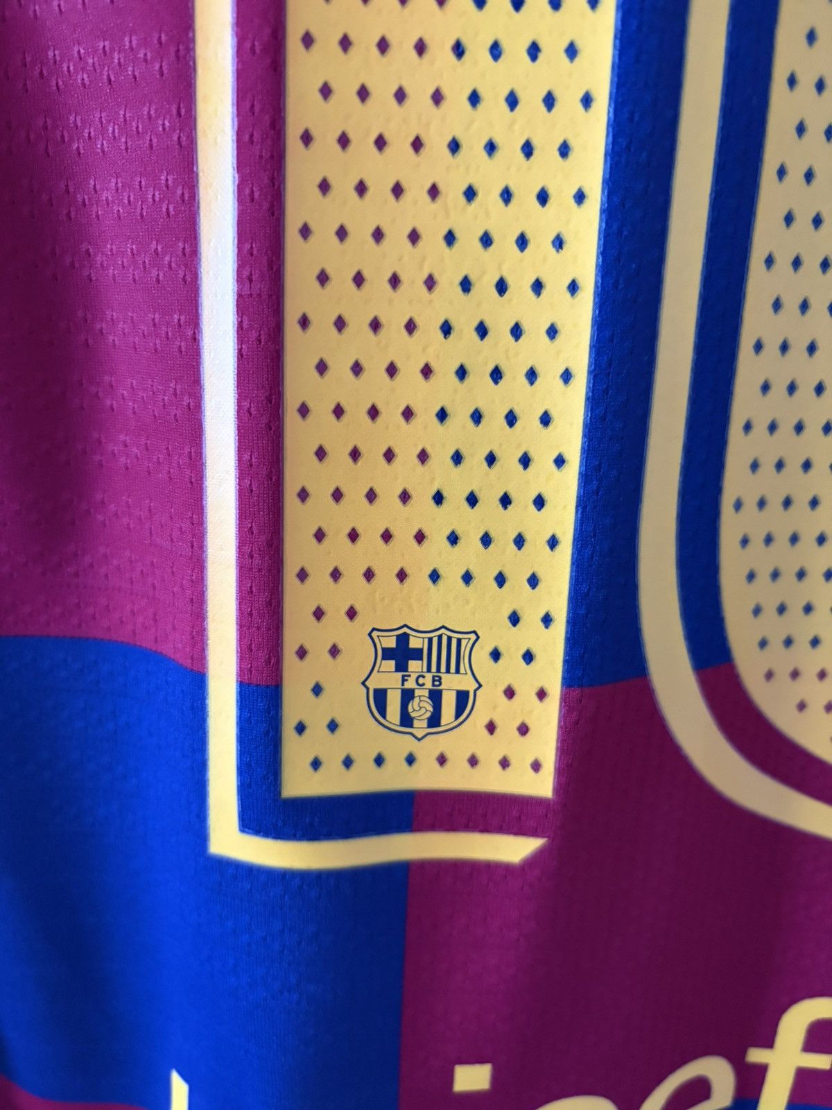 Barcelona nike 2019/2020 domowa Messi wersja meczowa — zdjęcie 3