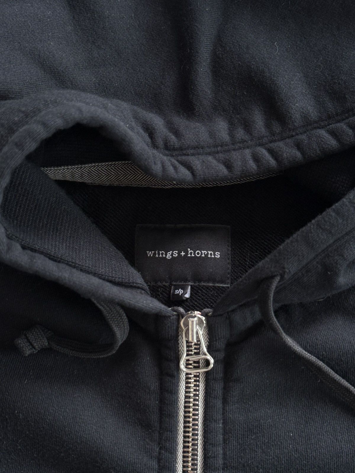 Wings + Horns Wings + Horns perfect midweight terry zip hoodie S Size US S / EU 44-46 / 1 - 5 Thumbnail