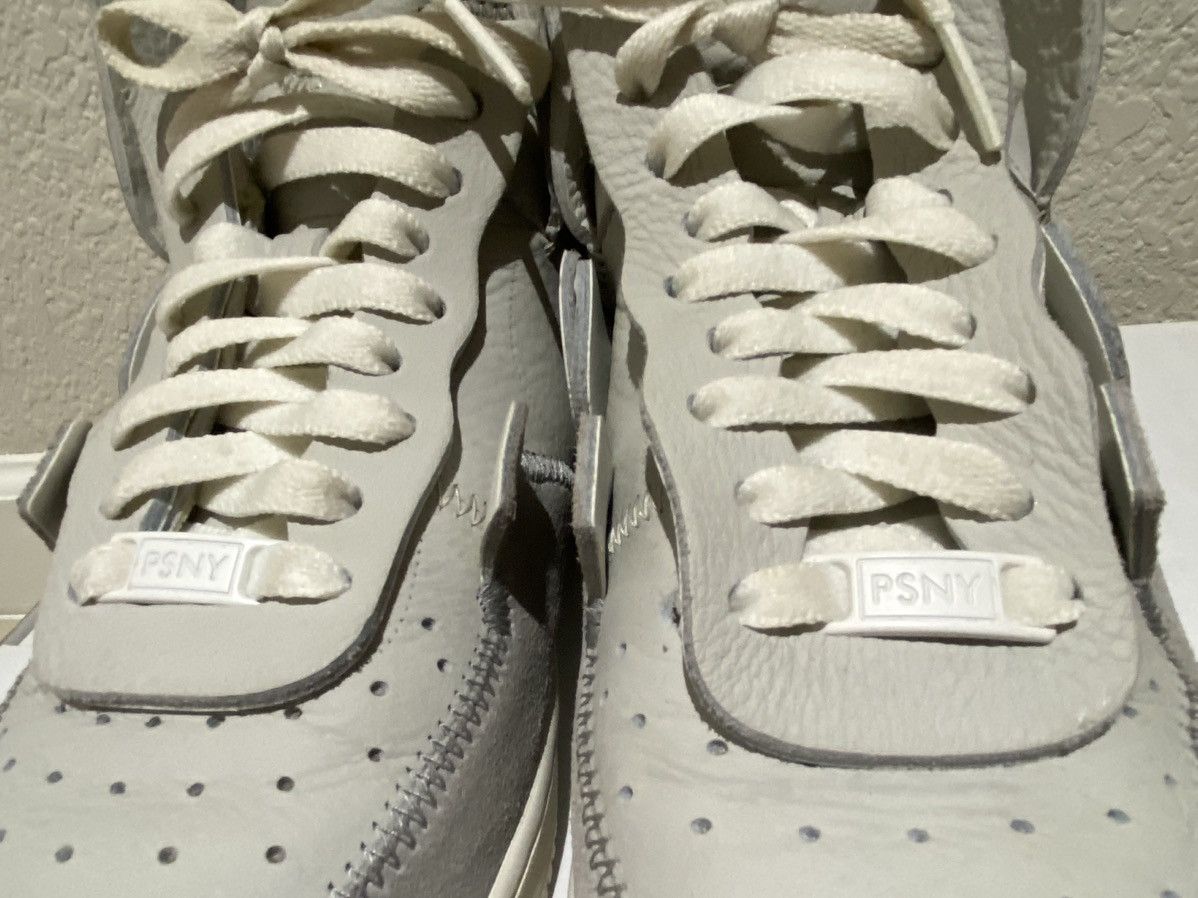 Nike PSNY x Air Force 1 High Matte Silver 2018 Size US 7.5 / EU 40-41 - 6 Thumbnail
