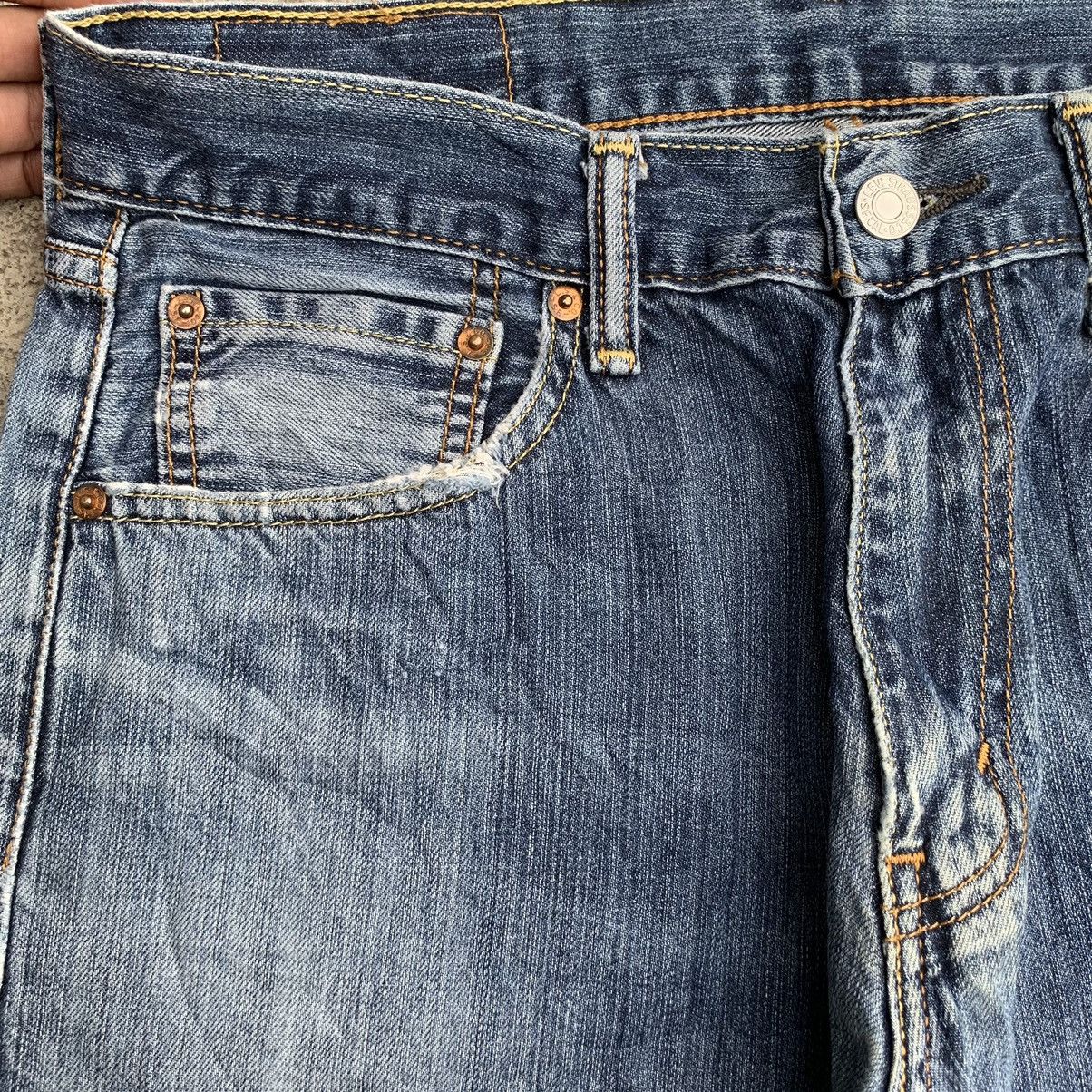 Levi's Levis 503 Straight Washed Distressed Y2K Denim Jeans W31 Size US 31 - 5 Thumbnail