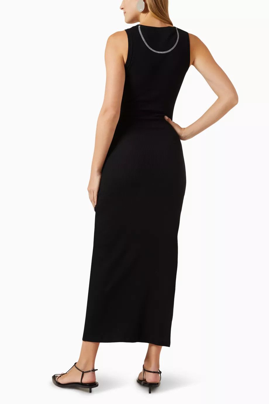 Loewe o1w1db10426 Dress in Black Size L / US 10 / IT 46 - 2 Thumbnail