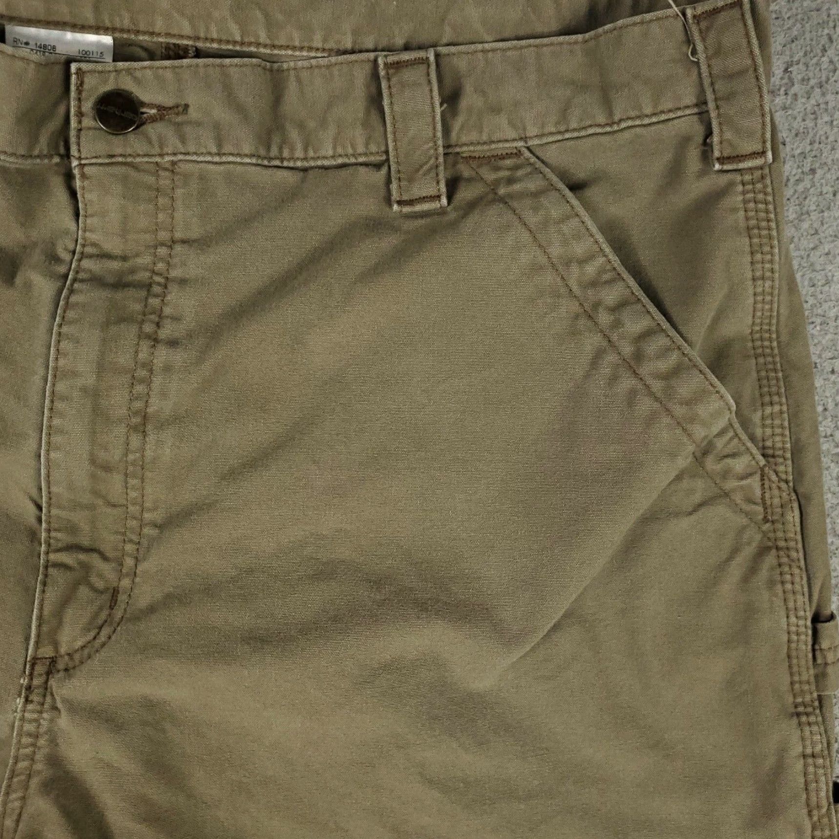Carhartt Carhartt Beige Canvas Carpenter Shorts Mens Size 40 Regular Fit 5-Pocket Workwear Size US 40 / EU 56 - 3 Thumbnail