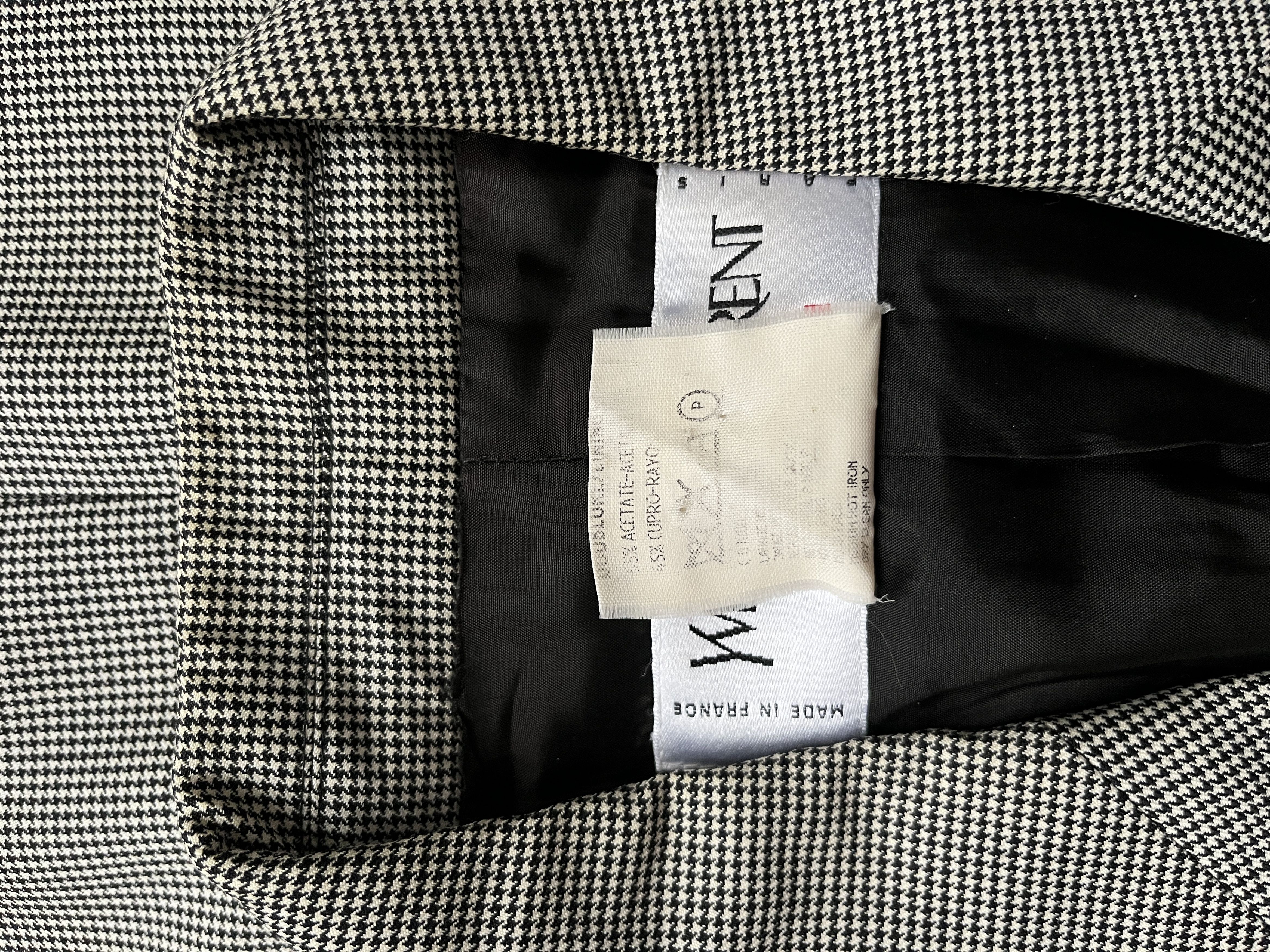 Yves Saint Laurent ⚡️QUICK SALE⚡️YSL Rive Gauche Black/White Blazer Jacket Size M / US 6-8 / IT 42-44 - 4 Thumbnail