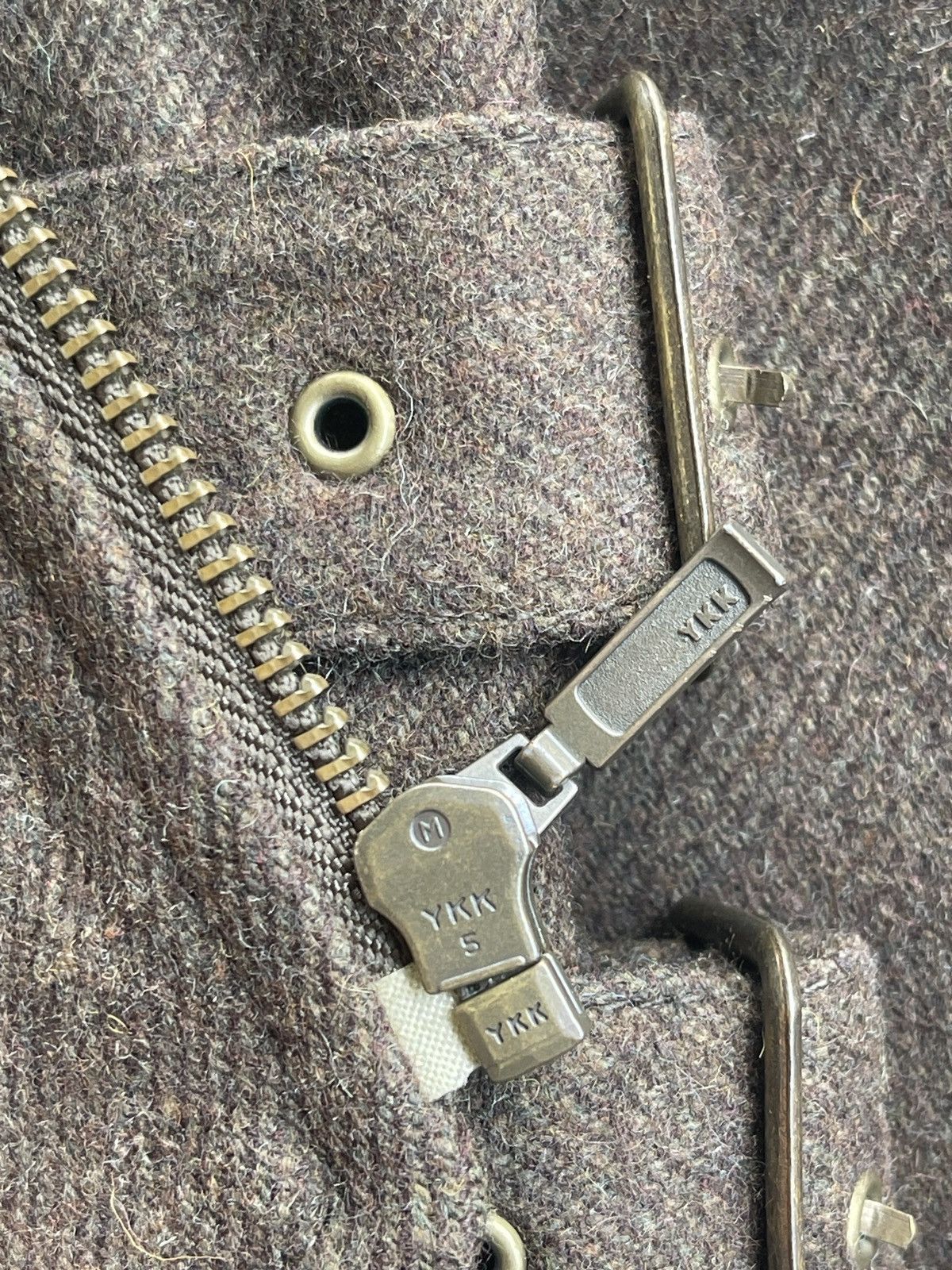 Morgan Homme Detachable Double Collar Wool Biker Jacket Size US M / EU 48-50 / 2 - 9 Thumbnail