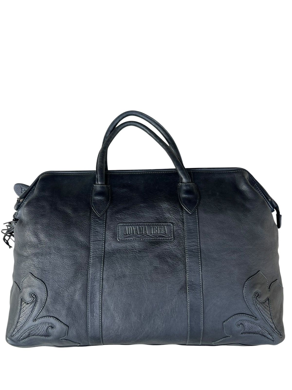 Porter IBIZA Japan Distressed Patina Black Leather Doctor Bag Size ONE SIZE - 1 Thumbnail