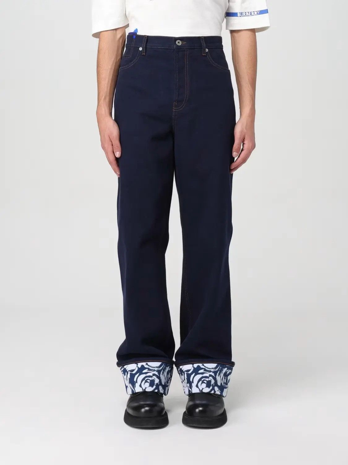Burberry Burberry Indigo Rose Bottom Denim Jeans Size US 33 - 1 Thumbnail
