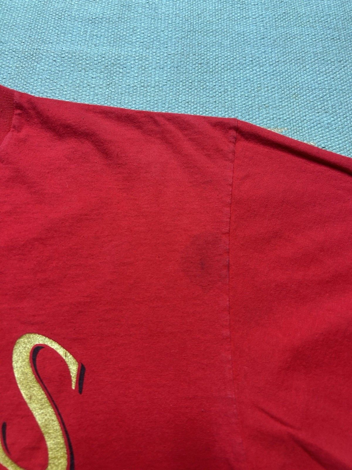Vintage Vintage 90s t shirt San Francisco 49ers Super Bowl champs XL Size US XL / EU 56 / 4 - 4 Thumbnail