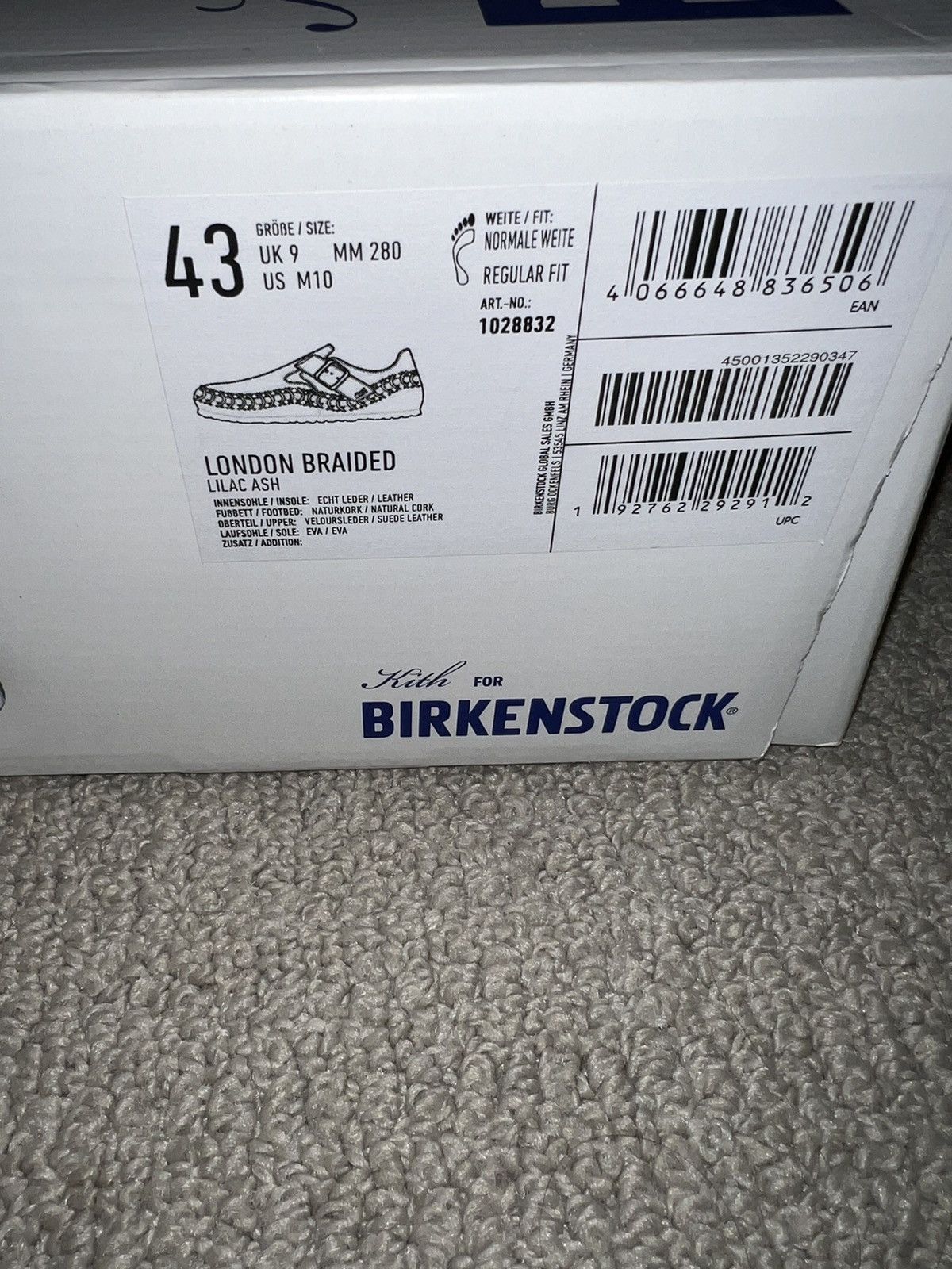 Birkenstock × Kith Kith for Birkenstock London Braided Size US 10 / EU 43 - 8 Thumbnail