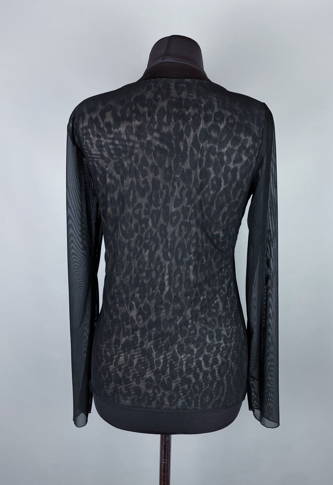 Dolce & Gabbana Women’s Dolce & Gabbana Underwear Mesh Leopard Blouse Size M Size M / US 6-8 / IT 42-44 - 6 Thumbnail
