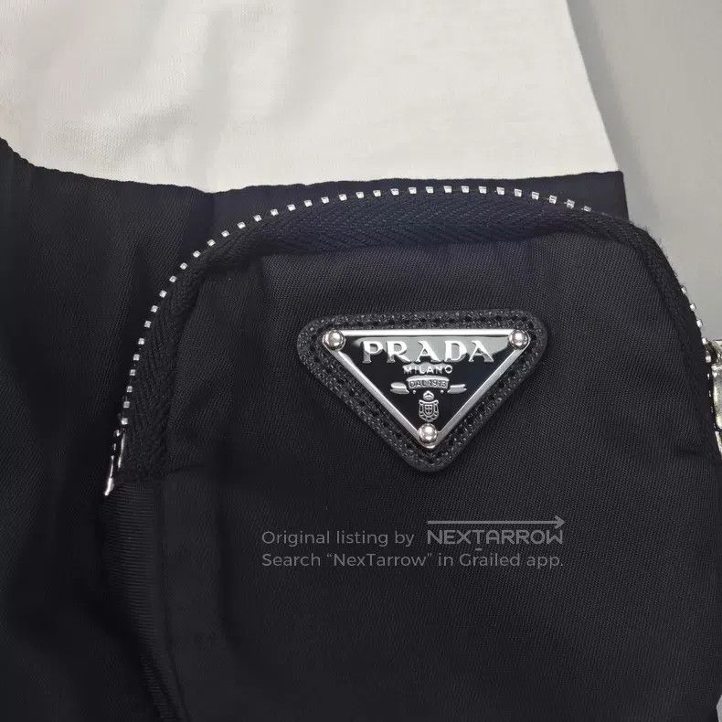 Prada Prada White sleeve arm metal triangle arm bag short sleeve Size XS / US 0-2 / IT 36-38 - 9 Thumbnail