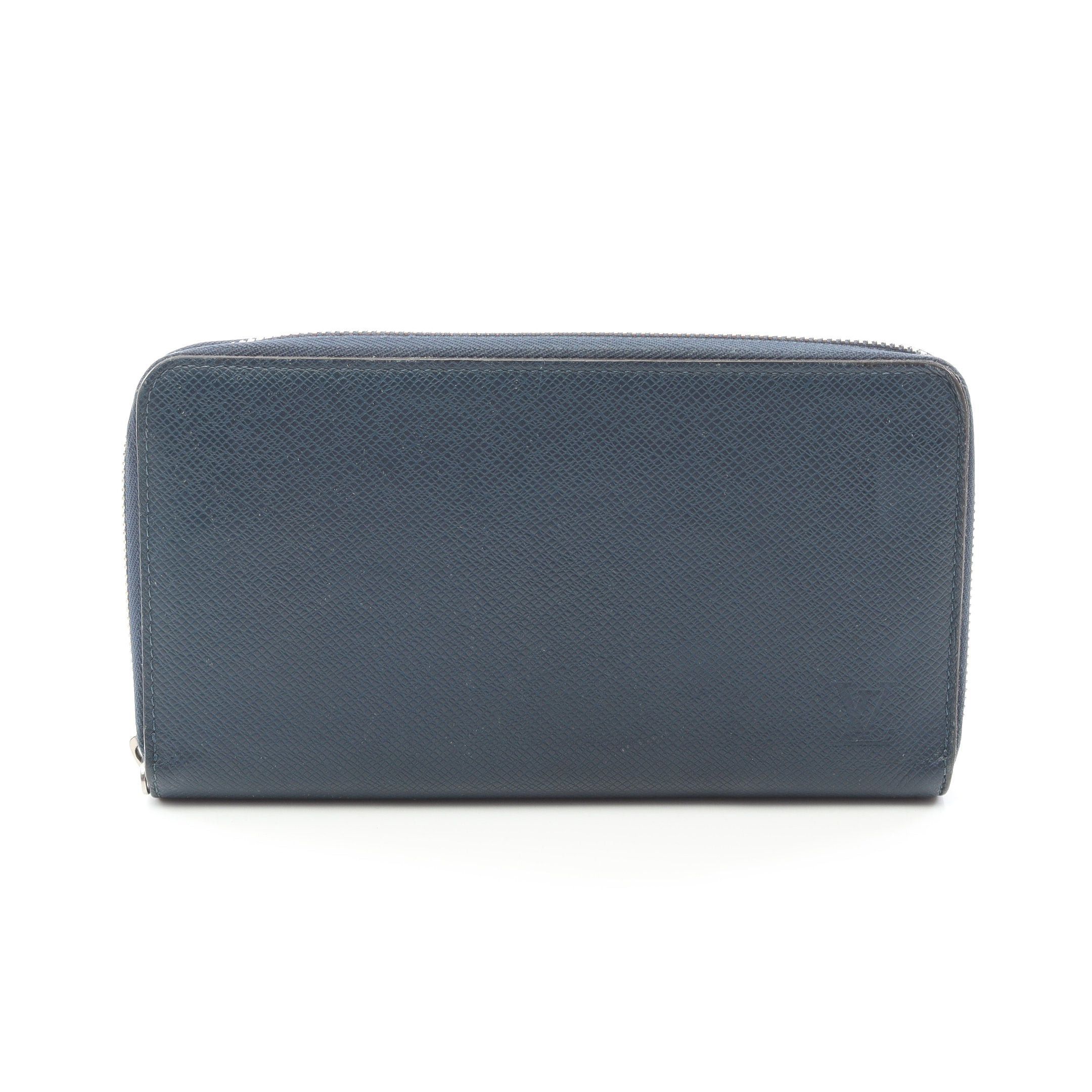 Louis Vuitton Louis Vuitton Zippy Organiser Taiga Ocean Round Zipper Long Wallet Leather Navy Size ONE SIZE - 1 Thumbnail