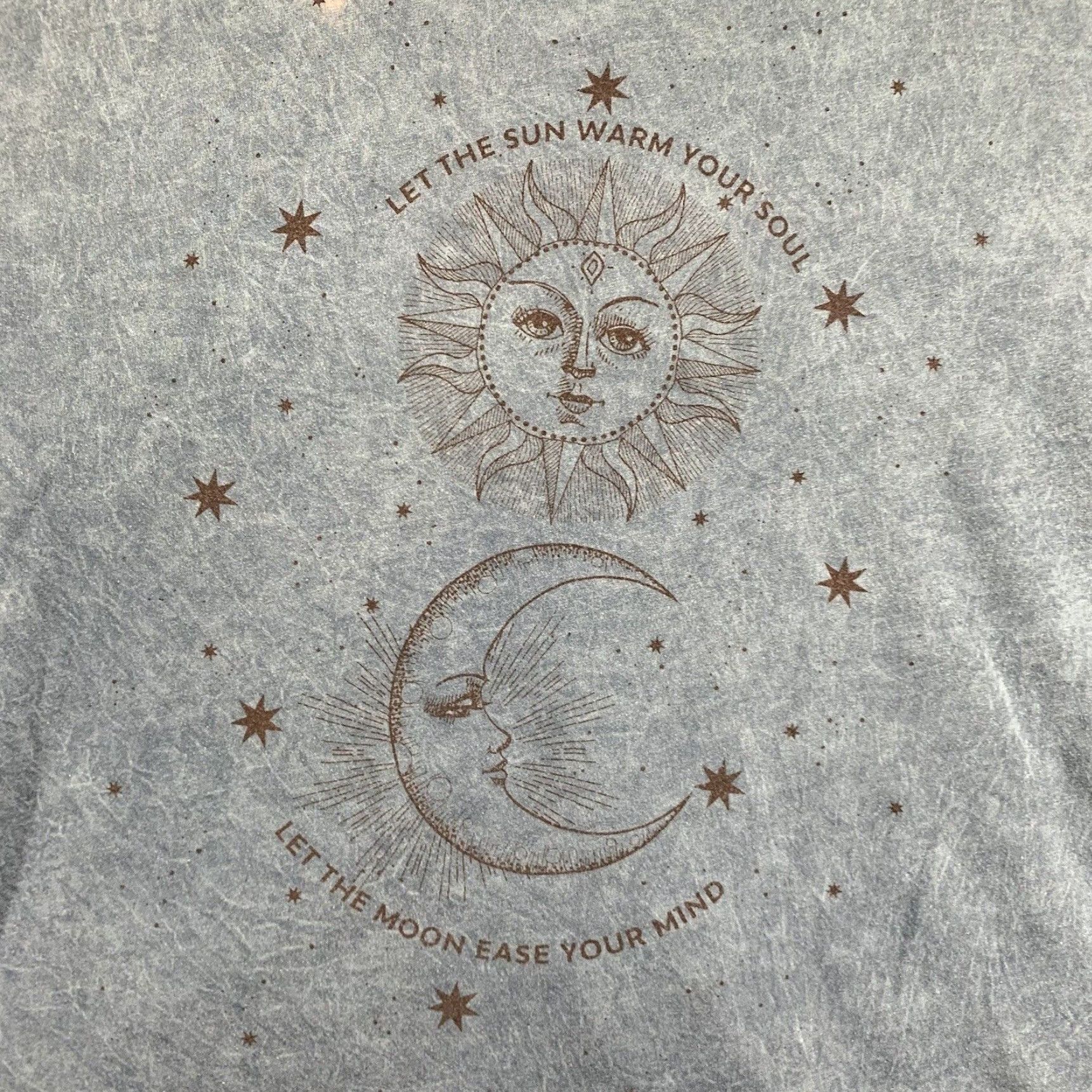 Vintage VINTAGE Fashion Nova Mens T-Shirt Large Green Sun & Moon Graphic Short Sleeve Cotton Casual Size US L / EU 52-54 / 3 - 2 Thumbnail