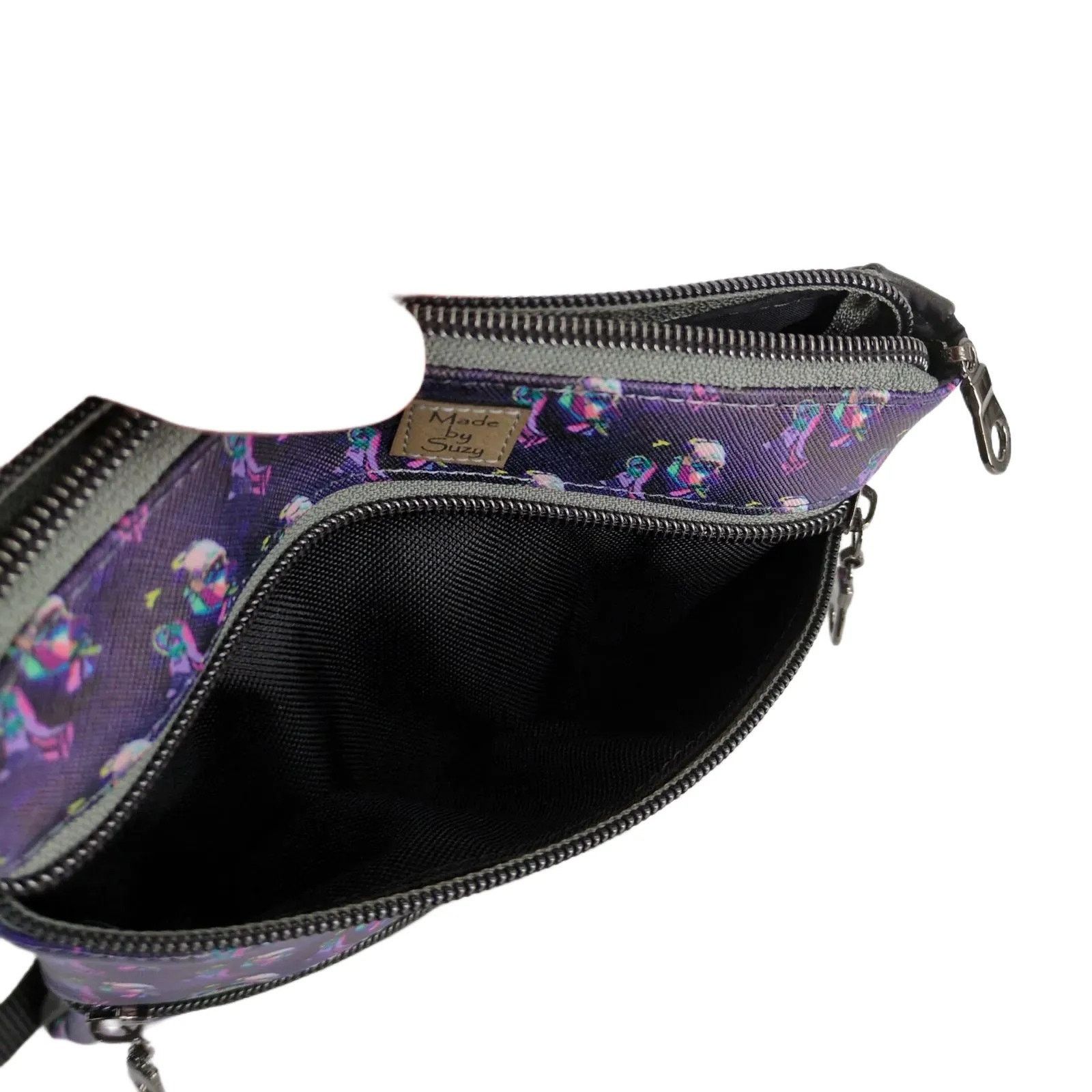Handmade NWOT Post Malone Print Custom Made By Suzy Crossbody Bag Size ONE SIZE - 9 Thumbnail