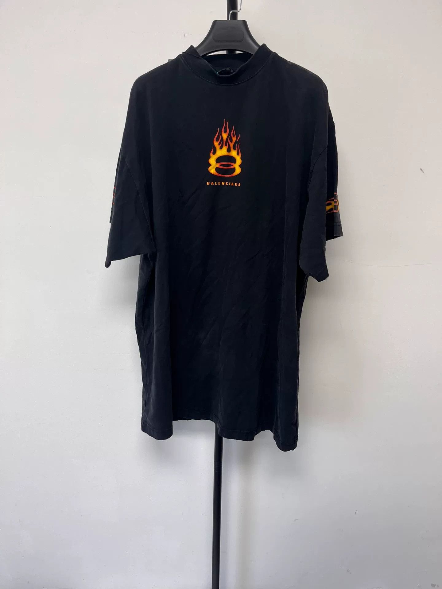 Balenciaga Balenciaga Double Ring Flame Short Sleeve Size US M / EU 48-50 / 2 - 1 Thumbnail