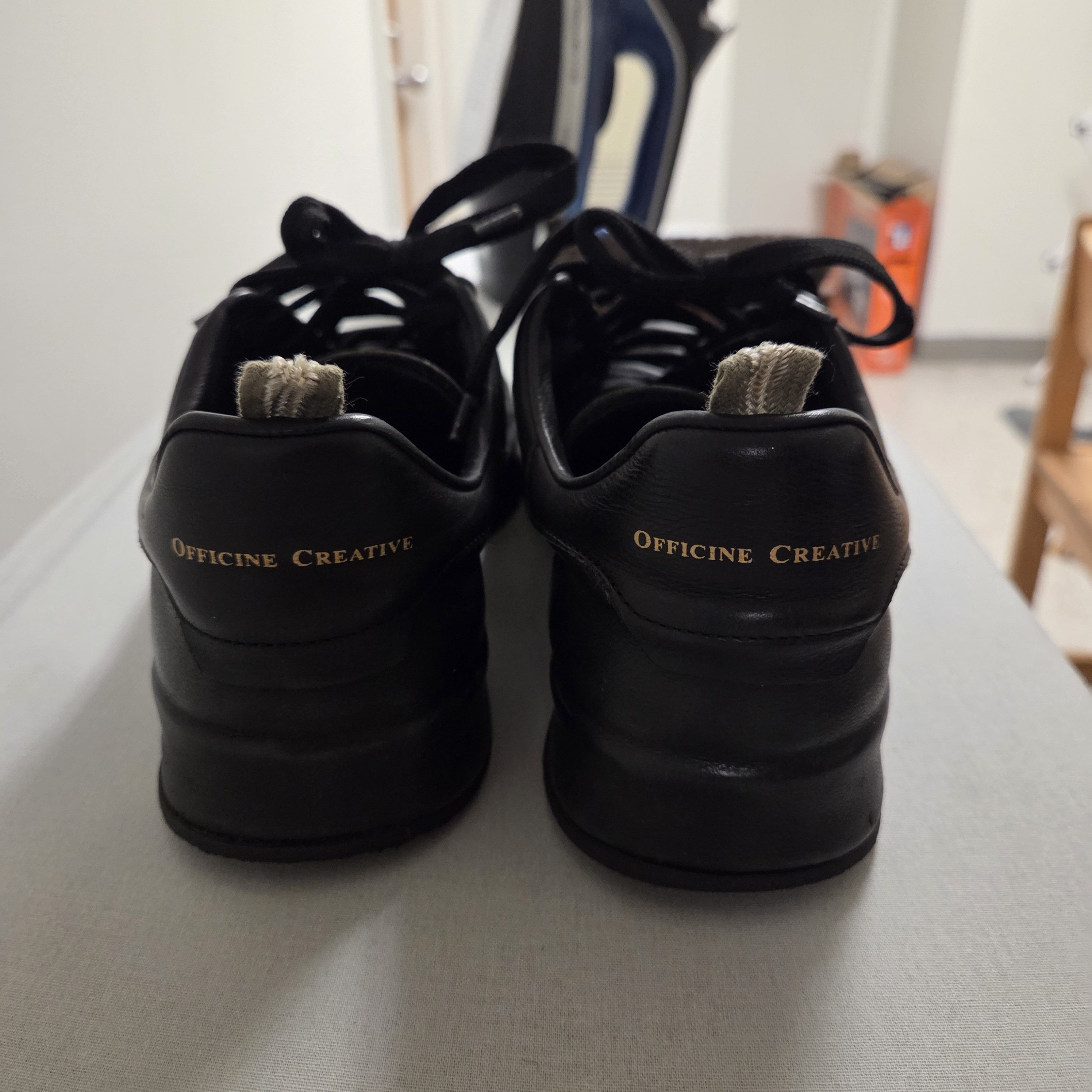 Officine Creative Officine Creative Black Calfskin Sneakers Size US 7 / EU 40 - 3 Thumbnail