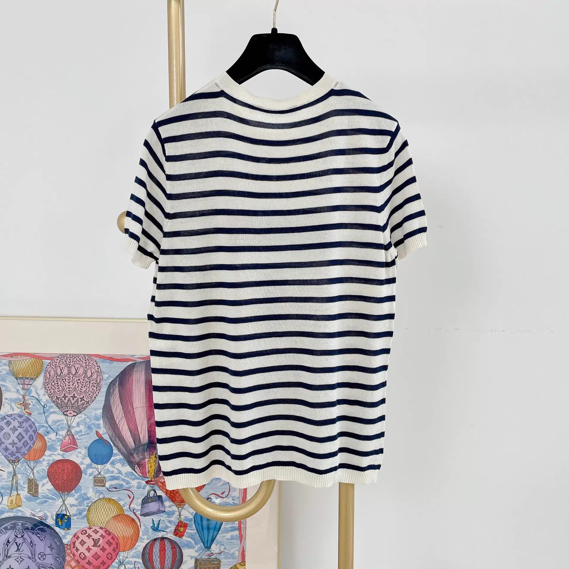 Dior Dior striped knit short-sleeve F38 | Grailed