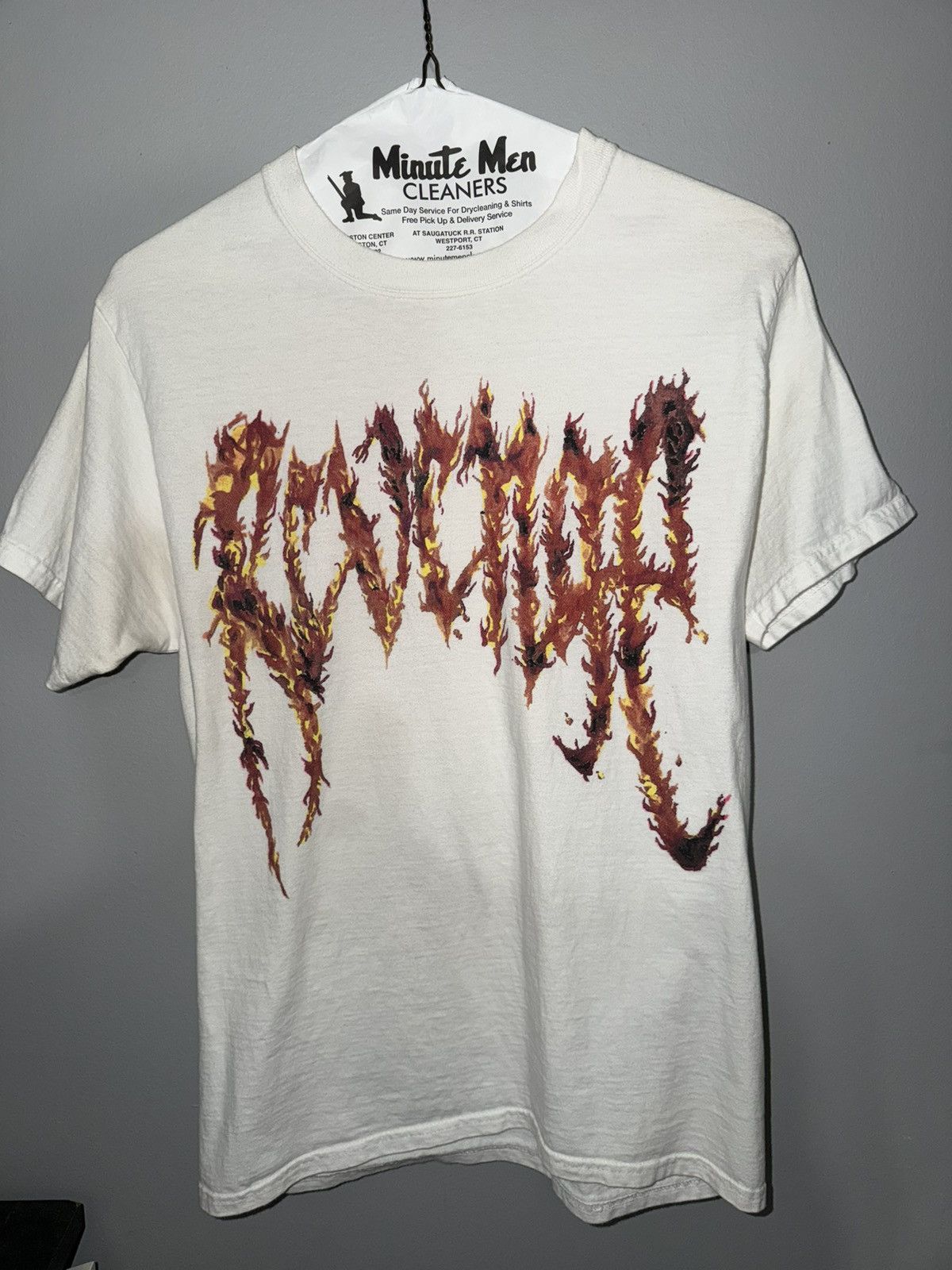 Revenge Revenge Flames tee Size US M / EU 48-50 / 2 - 1 Thumbnail