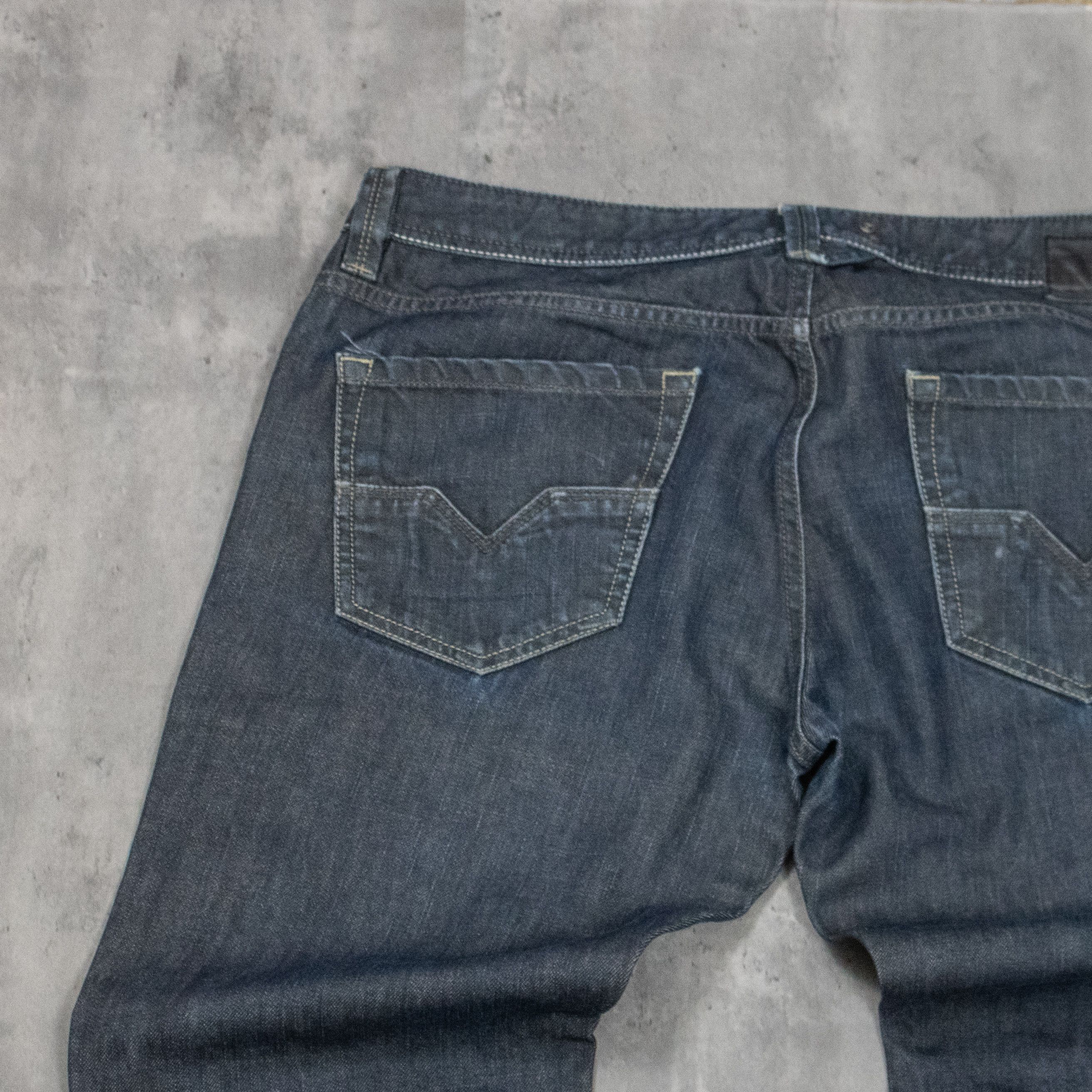Diesel Y2K 00's Diesel Industry's Indigo Baggy Relax Denim Pant's Size US 36 / EU 52 - 16 Thumbnail