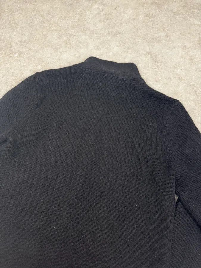 Armani 2000s Armani Black Wool Buttoned Cardigan Sweater Size US M / EU 48-50 / 2 - 6 Thumbnail