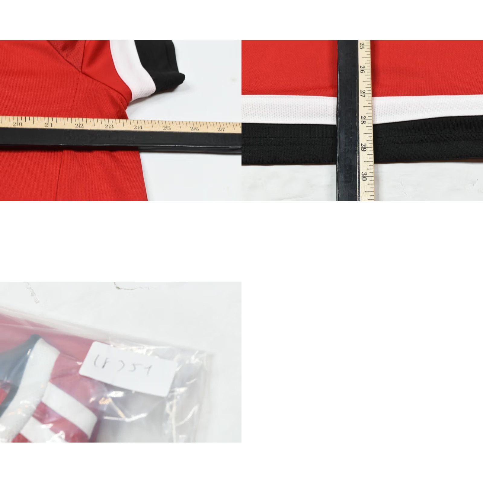 Vintage BoxLunch Naruto Akatsuki Shinobi Soccer Jersey Red 2X V-Neck Short Sleeve Mens Size US XXL / EU 58 / 5 - 8 Thumbnail
