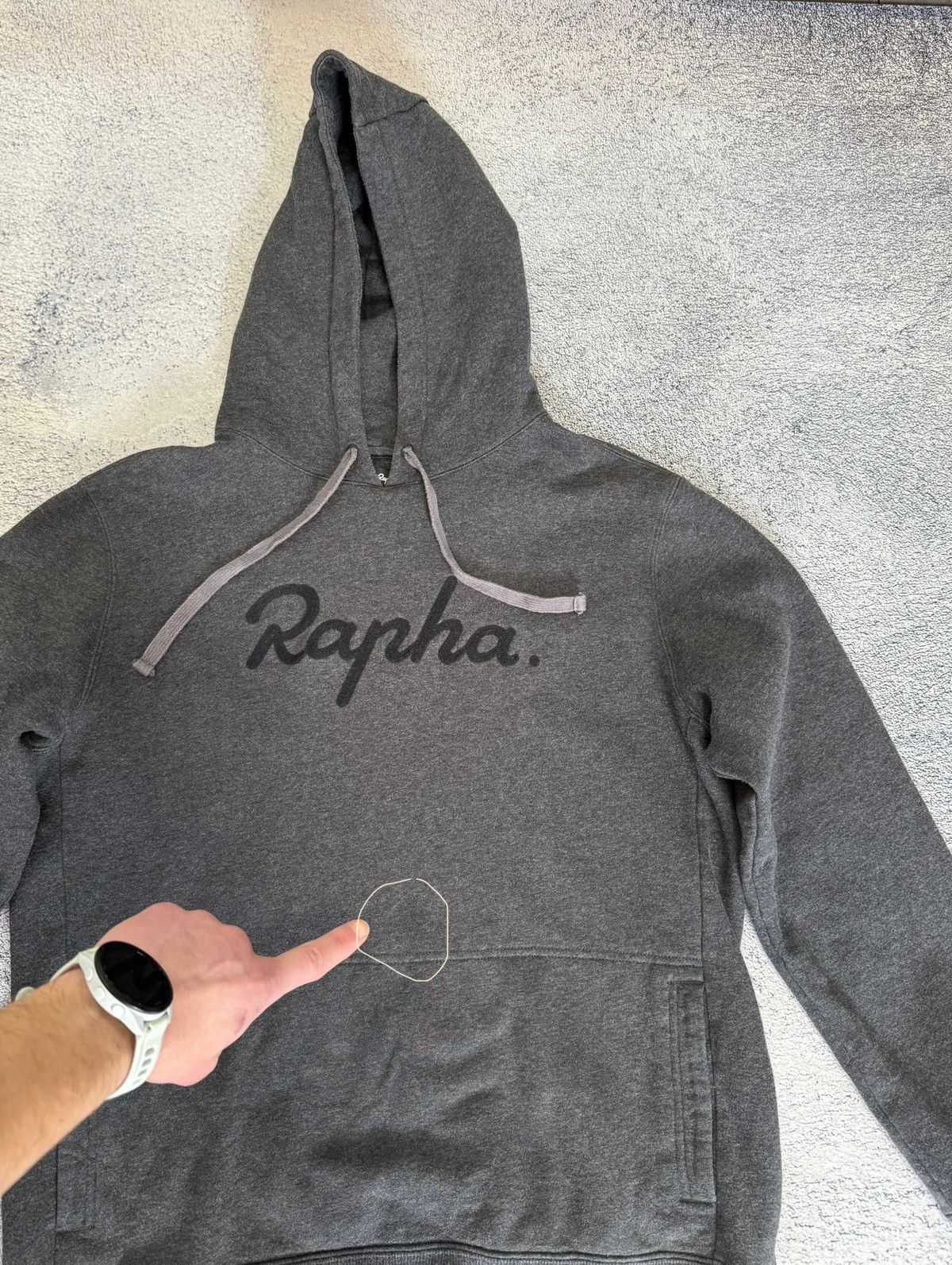 Rapha Rapha Logo Pullover Hoodie MenL Charcoal Marl Cycling Hooded Size US L / EU 52-54 / 3 - 18 Thumbnail