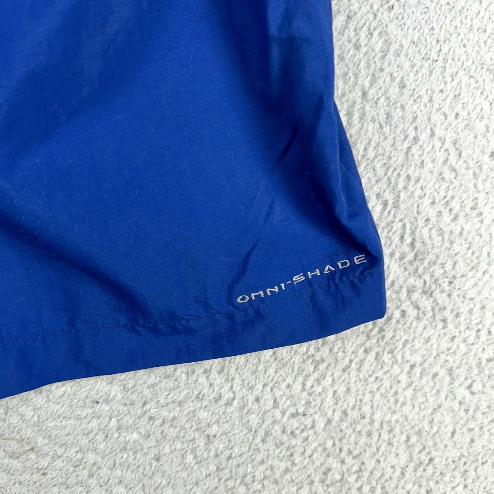 Vintage Columbia Field Gear Nylon Shorts Hiking Mens 2XL Blue Omni-Shade Flat Front NEW Size US 39 - 5 Thumbnail