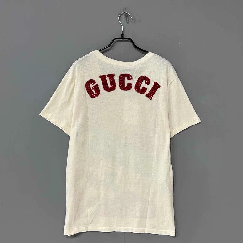Gucci Gucci Flash logo on the back, graffiti short sleeves Size S / US 4 / IT 40 - 3 Thumbnail