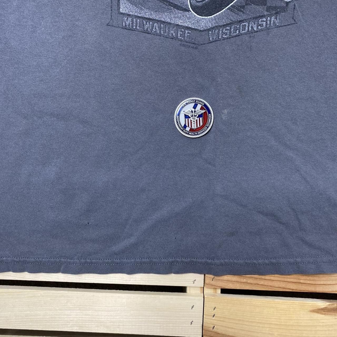 Harley Davidson Vintage Harley Davidson, WI Gray Biker Tee Size Large Size US L / EU 52-54 / 3 - 3 Thumbnail
