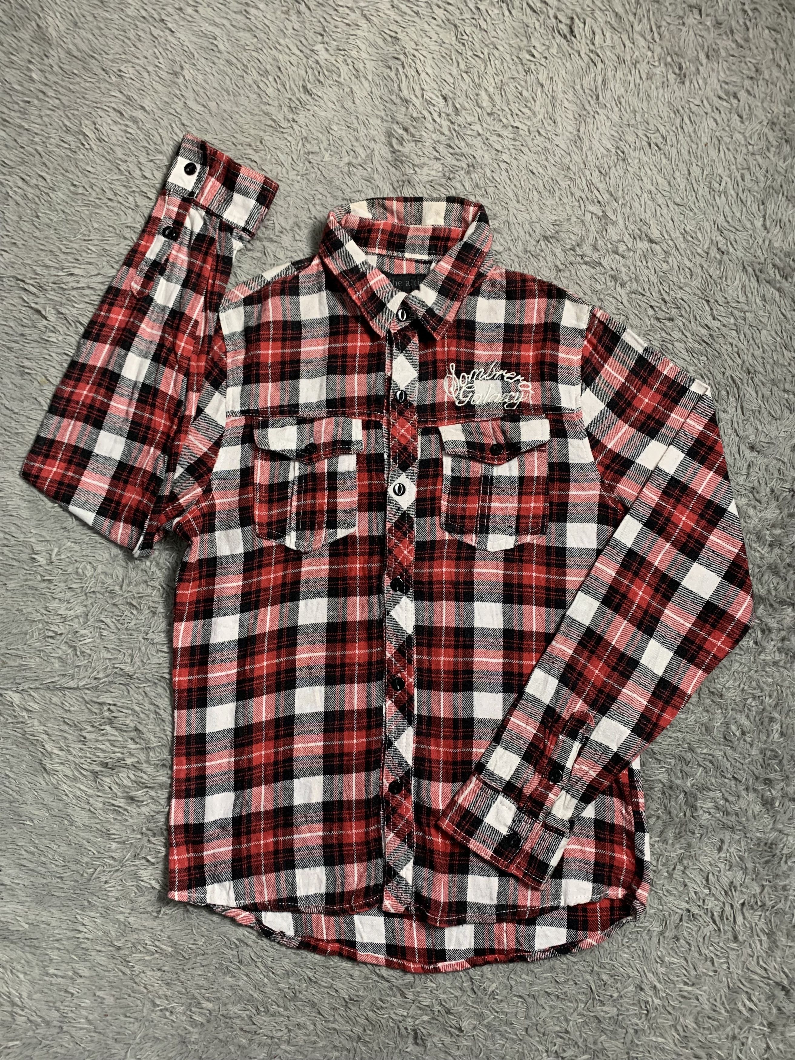 In The Attic In The Attic Japanese Brand button Long Shirt Flanell Size US M / EU 48-50 / 2 - 1 Thumbnail