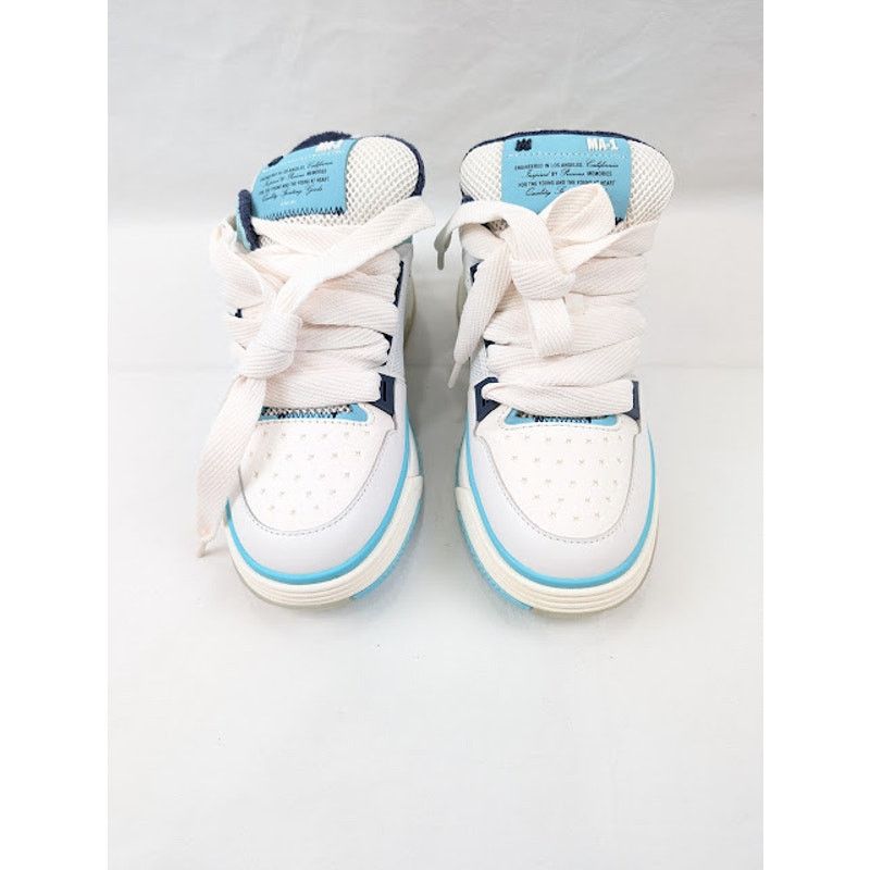 Amiri o1rshd1 MA-1 Low-Top Sneakers in Blue Size US 7 / EU 40 - 14 Thumbnail