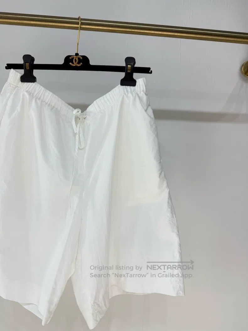The Row The Row size S White five-point drawstring cotton shorts Size 23" - 3 Thumbnail