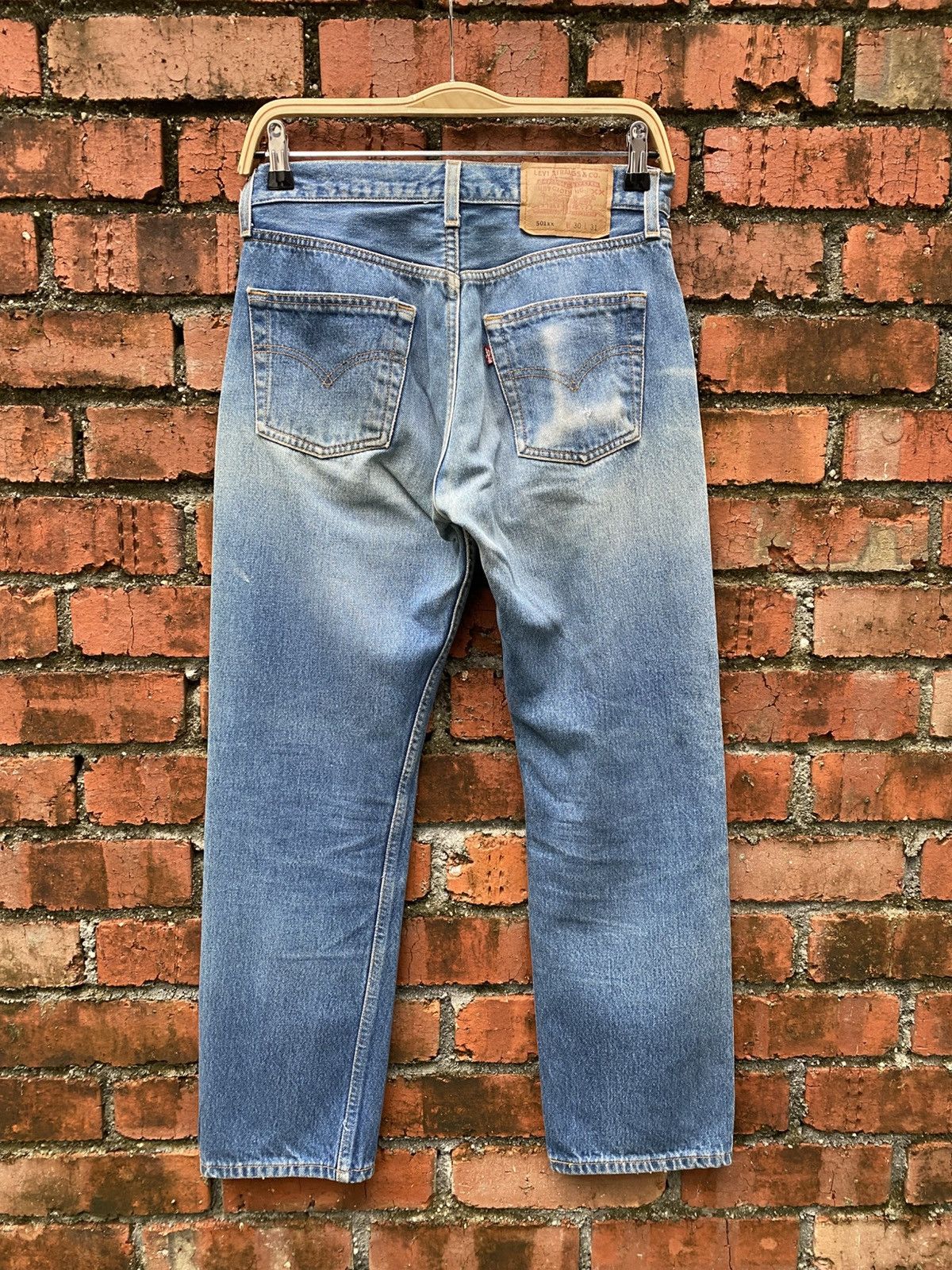 Levi's × Levi's Vintage Clothing × Vintage W29x28 Vintage levi's 501xx made in MEXICO Size US 29 - 2 Thumbnail
