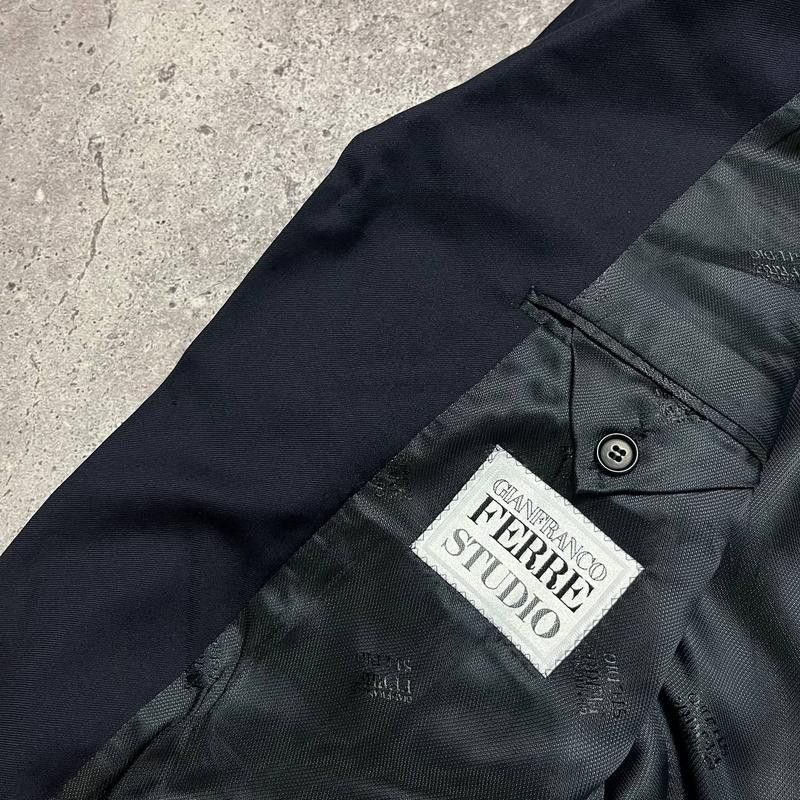 Gianfranco Ferre Gianfranco Ferre Classic Navy Blue Blazer Jacket Size 44 USA Size 44R - 5 Thumbnail
