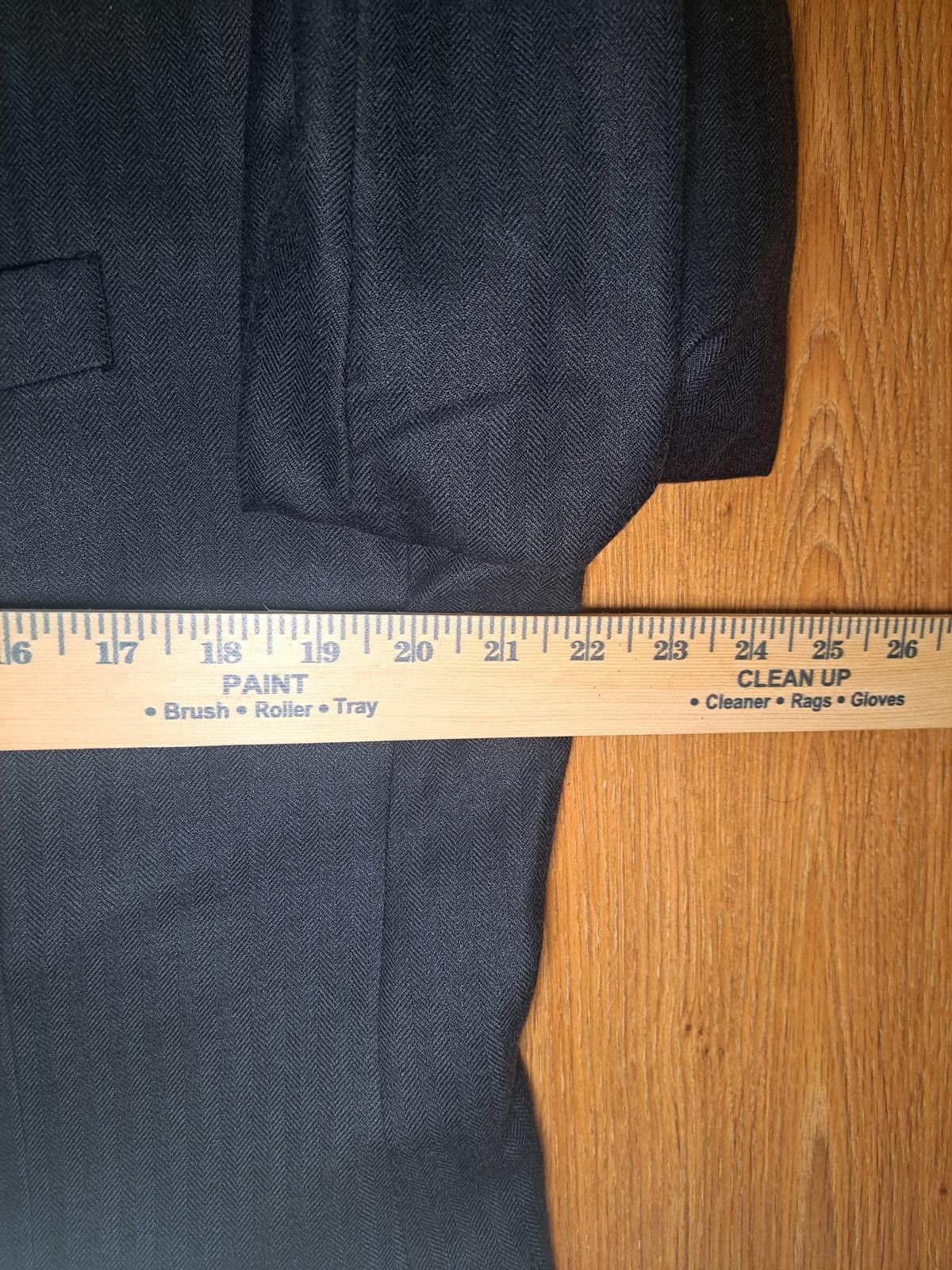 Polo Ralph Lauren Ralph Lauren Sport Coat 43L Long Navy Silk Wool Herringbone Size 40R - 11 Thumbnail