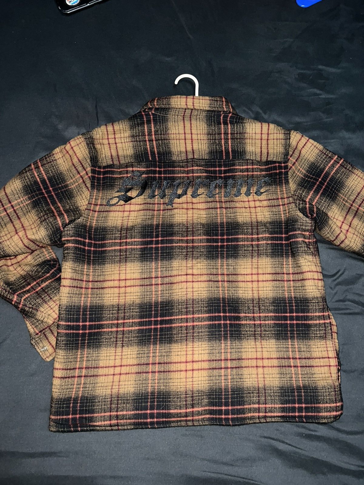 Supreme Lined Flannel Snap Shirt (FW23) - $148