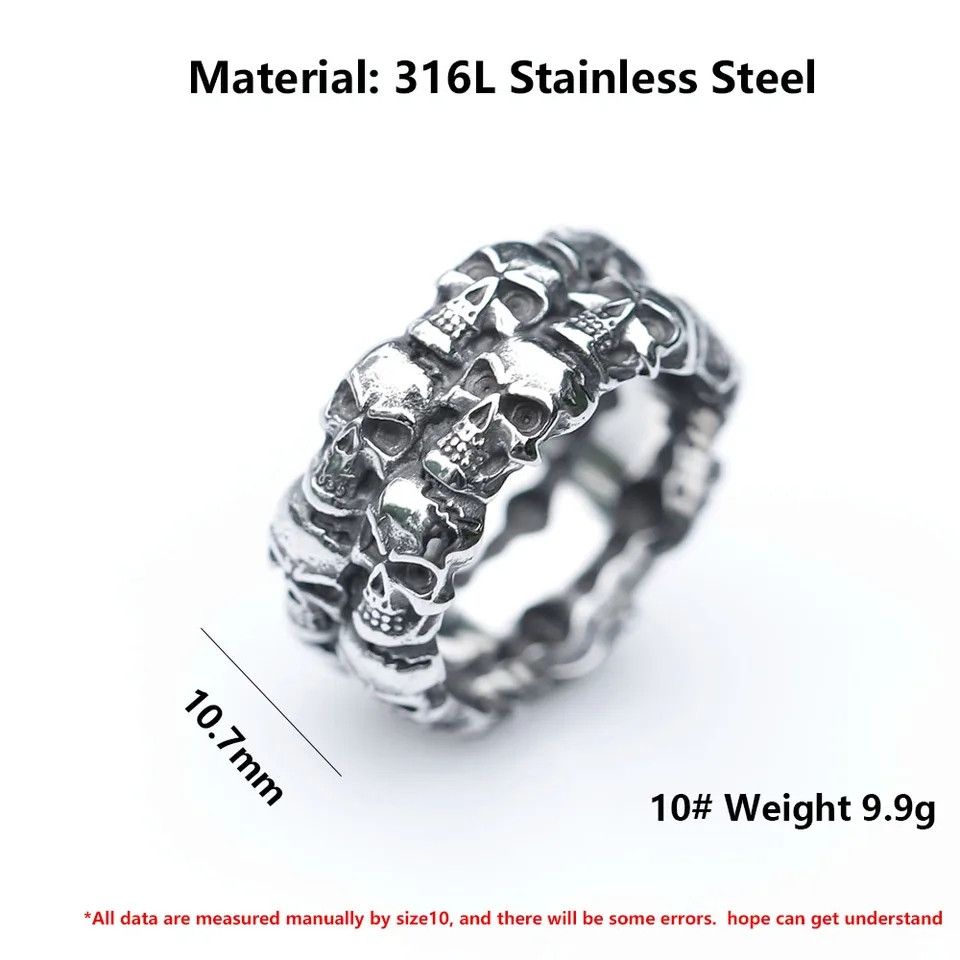 Japanese Brand × Vintage Unique skull ring Size ONE SIZE - 3 Thumbnail