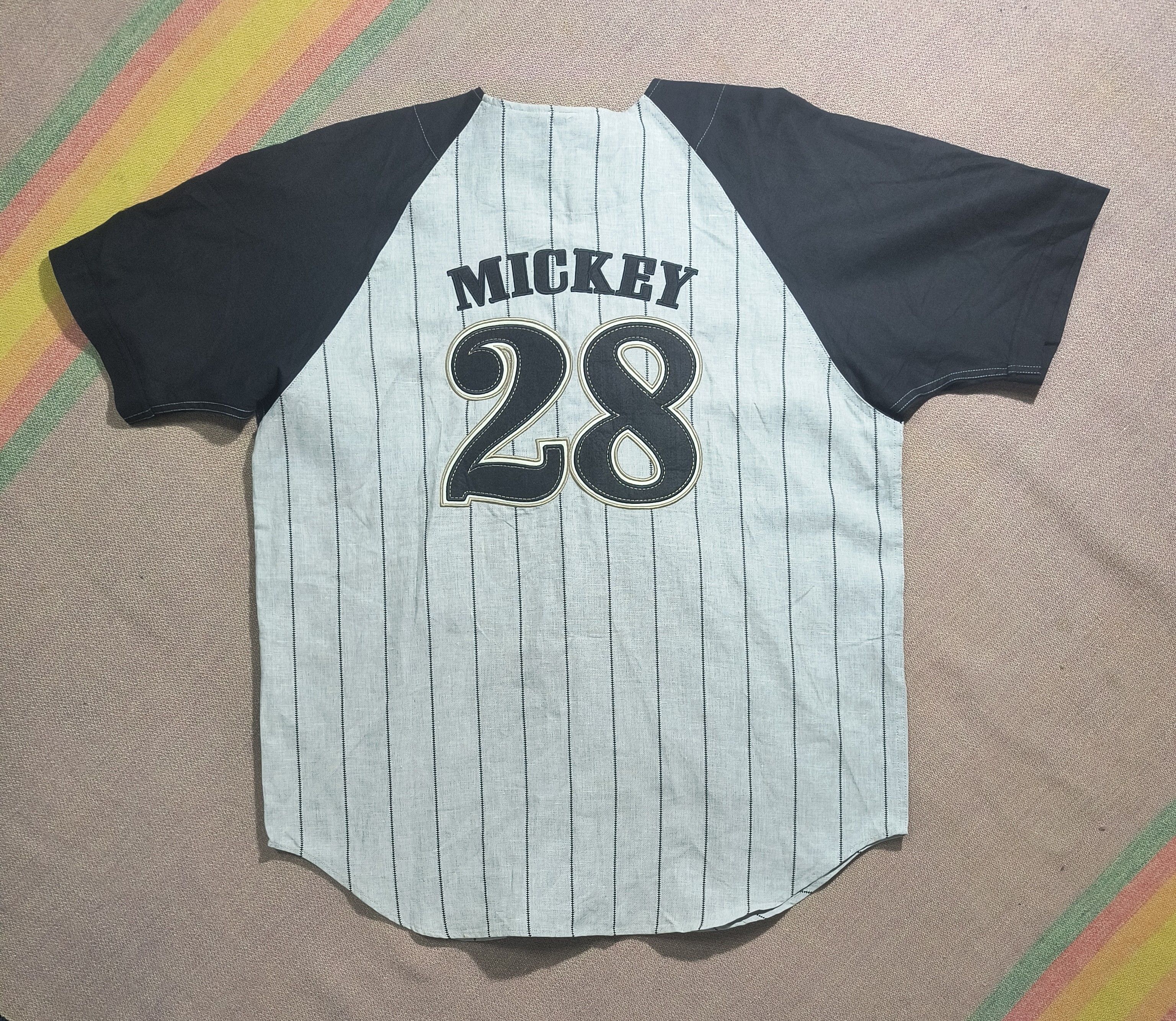 Disney DSWT vintage Disneyland Mickey's Steamboat baseball jersey Size US XL / EU 56 / 4 - 6 Thumbnail