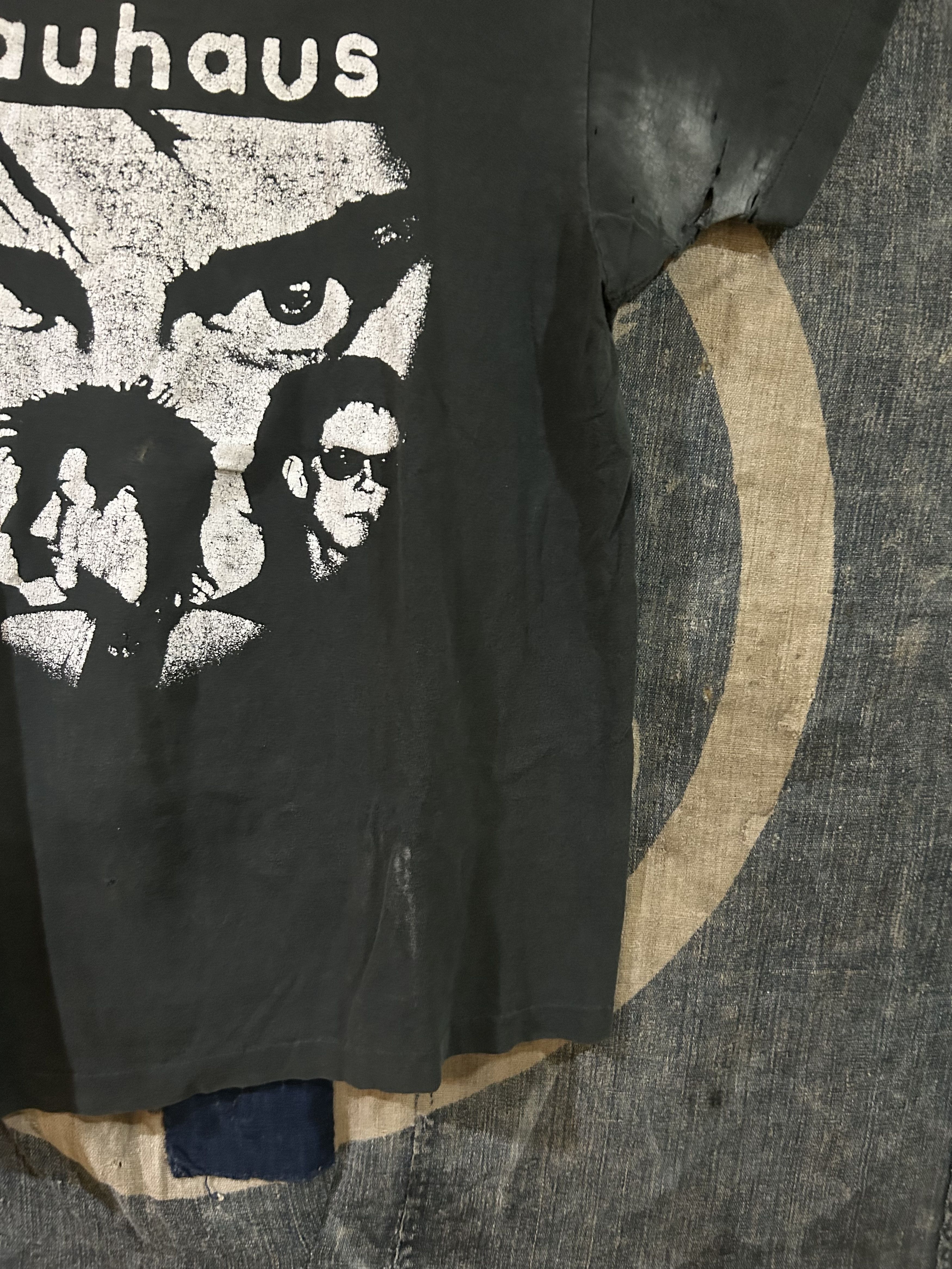 Vintage Bauhaus Band T Shirt Punk Goth Peter Murphy Siouxsie