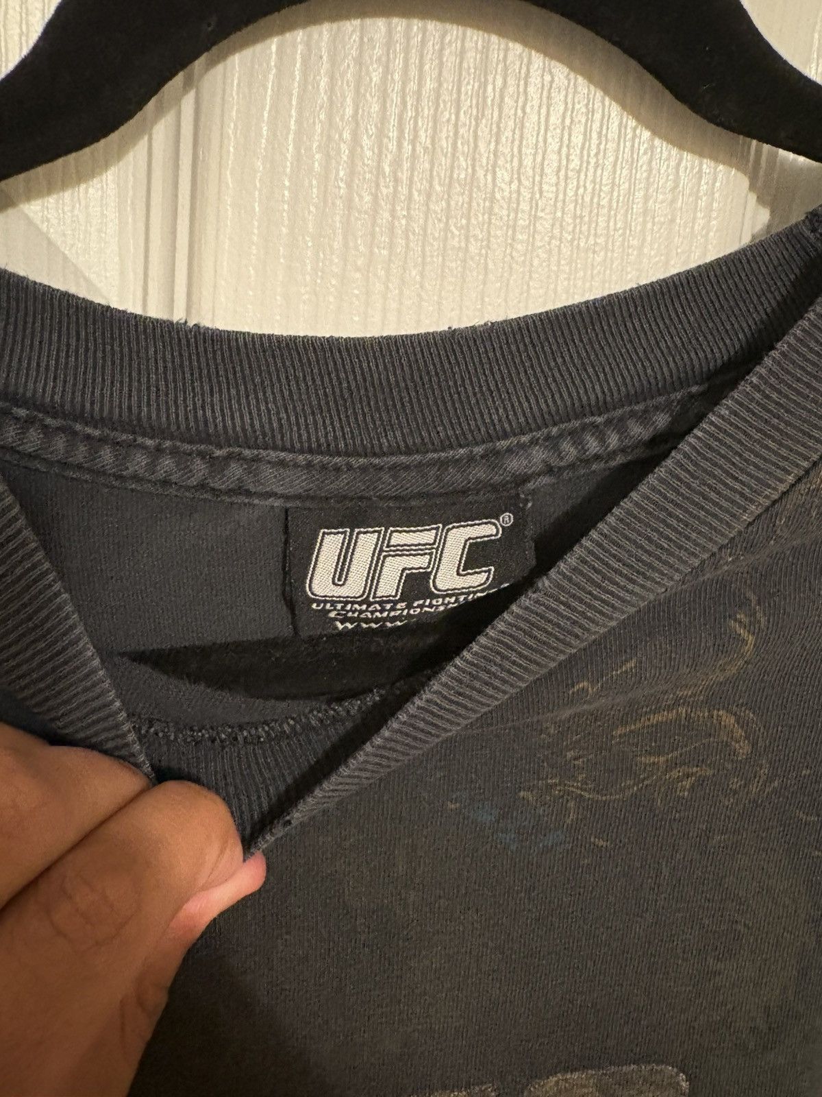 UFC × Vintage Vintage Ultimate Fighting Championship UFC Faded Black Size US L / EU 52-54 / 3 - 4 Thumbnail