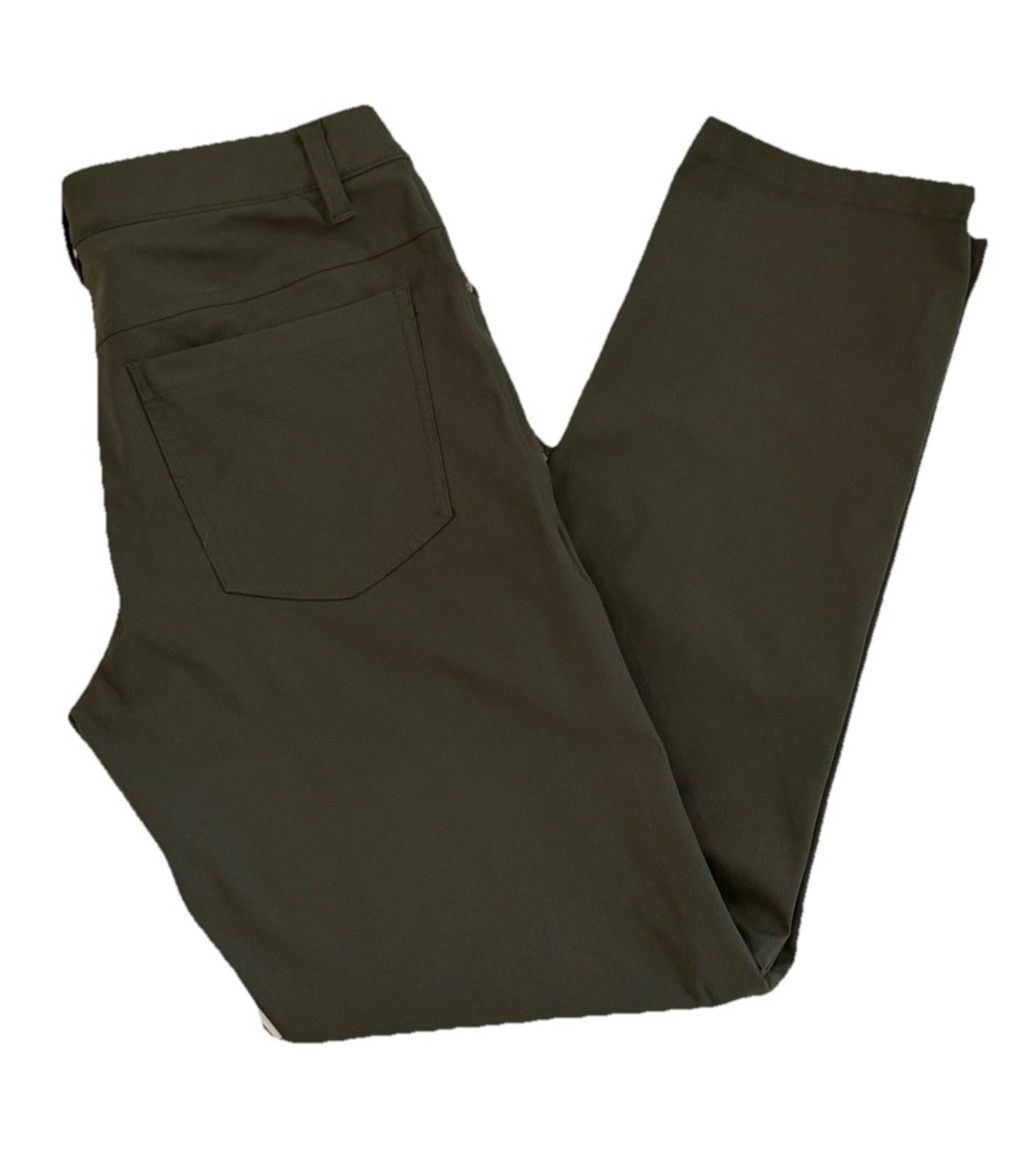 Lululemon LULULEMON ABC PANT CLASSIC FIT 5 POCKETS GREEN GATOR 28Wx28L Size US 28 / EU 44 - 5 Thumbnail