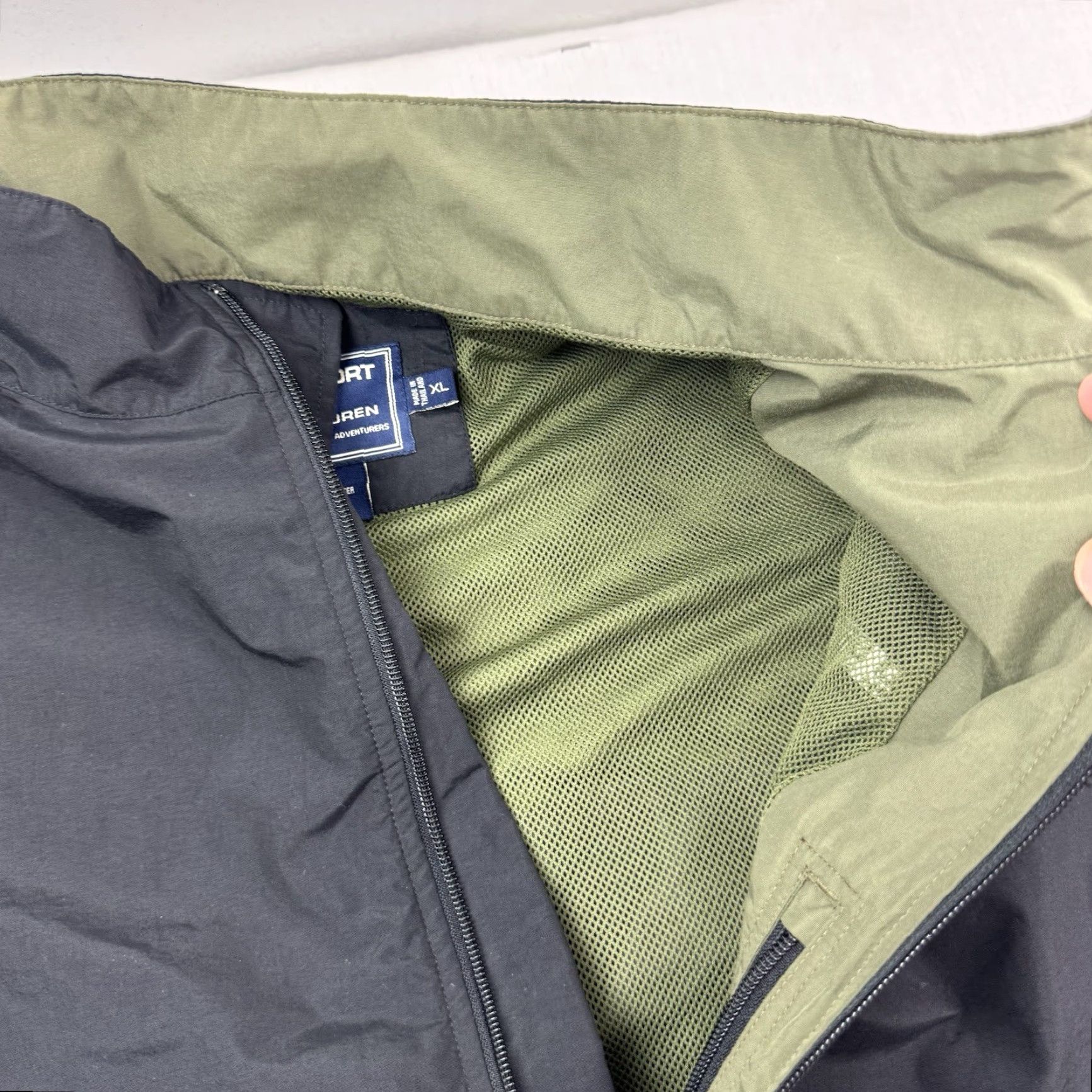 Vintage VINTAGE Polo Sport Windbreaker Jacket Mens XL Full Zip Black 90s Designer Sports Casual Travel Classic Size US XL / EU 56 / 4 - 7 Thumbnail