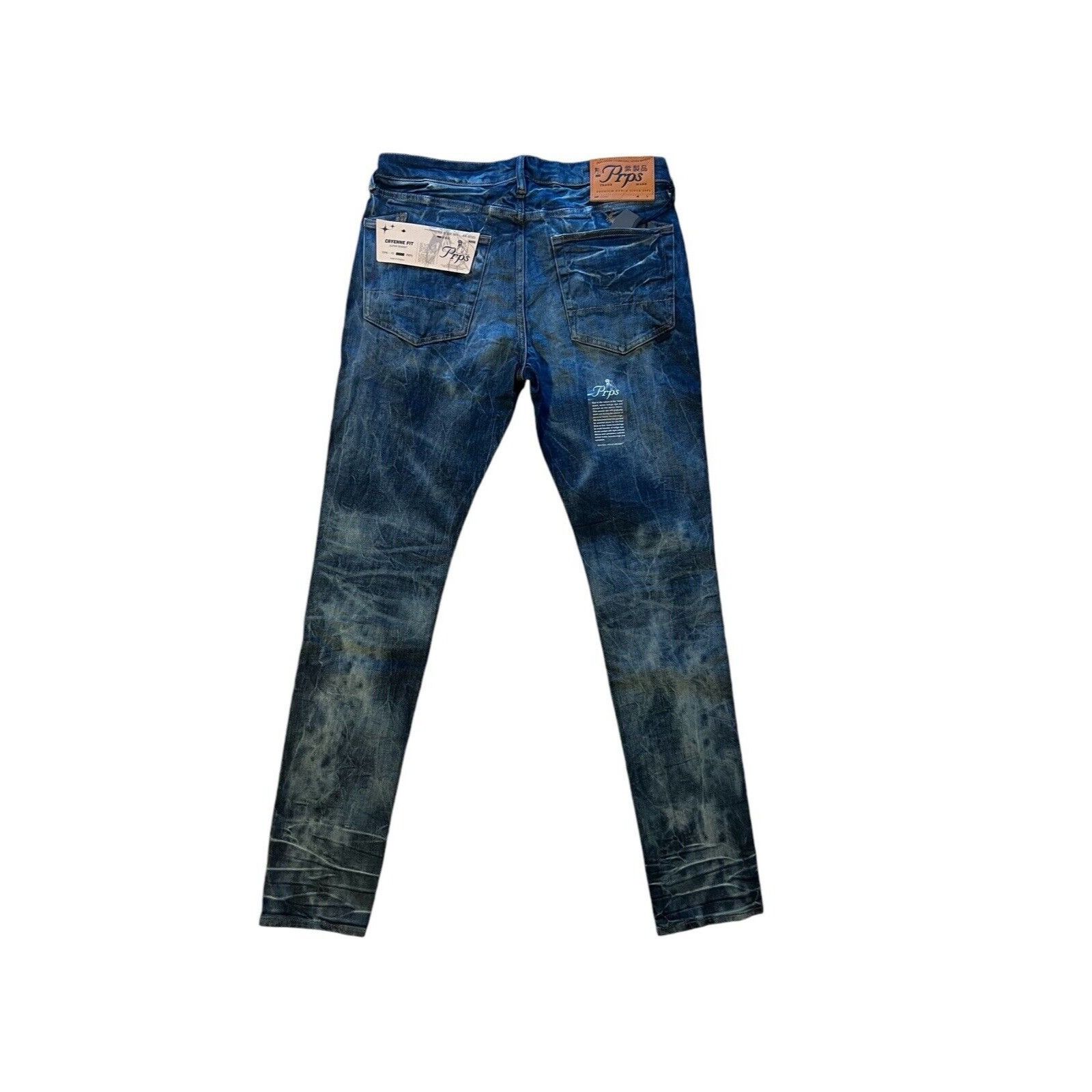 Prps PRPS Cayenne Skinny Fit Men's Stretch Jeans Blue Size 34/32 Size US 34 / EU 50 - 6 Thumbnail