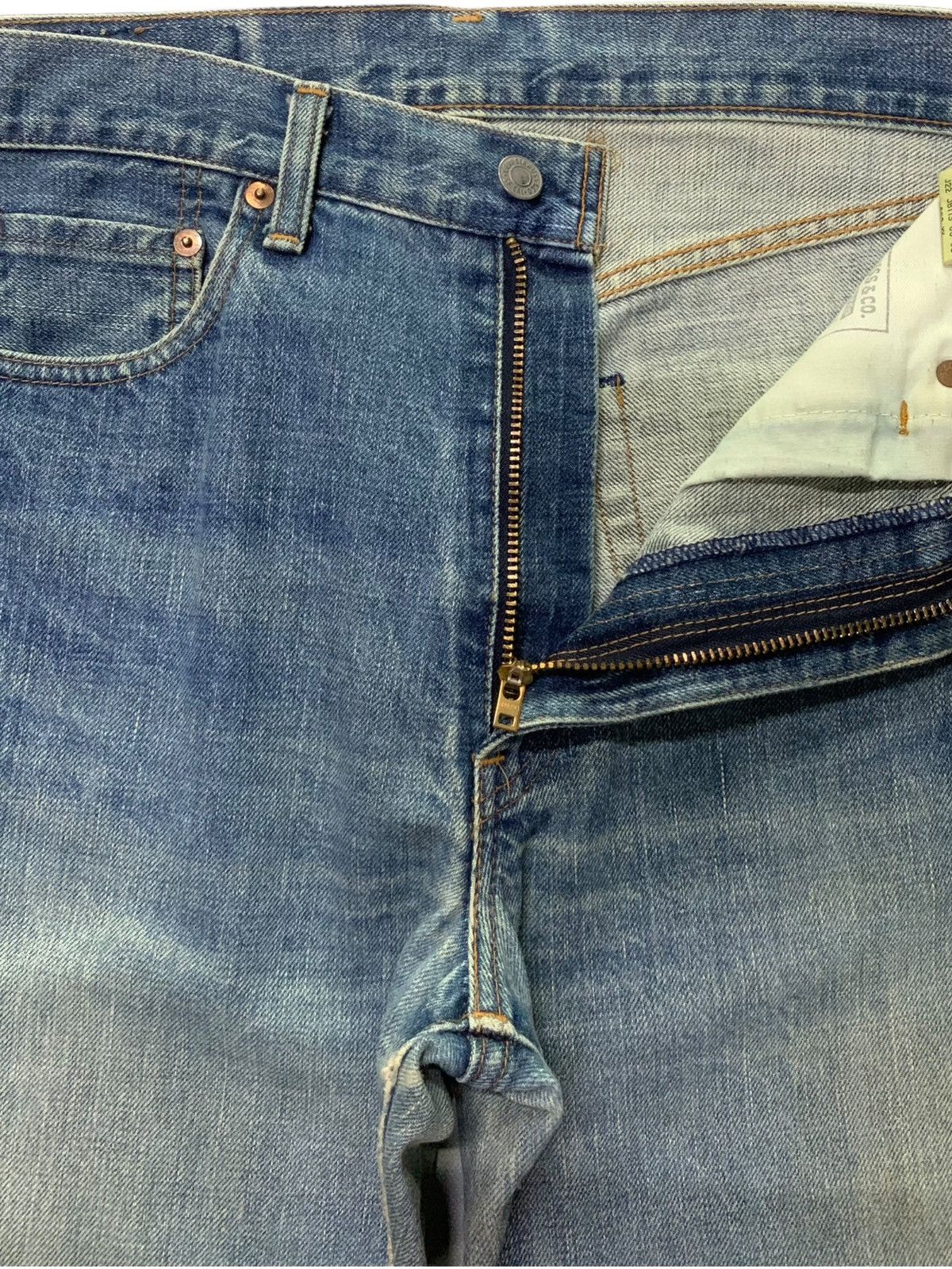 Levi's × Vintage Vintage LEVIS 502 LVC Talon Zipper Redline Selvedge Jeans Size US 30 / EU 46 - 13 Thumbnail