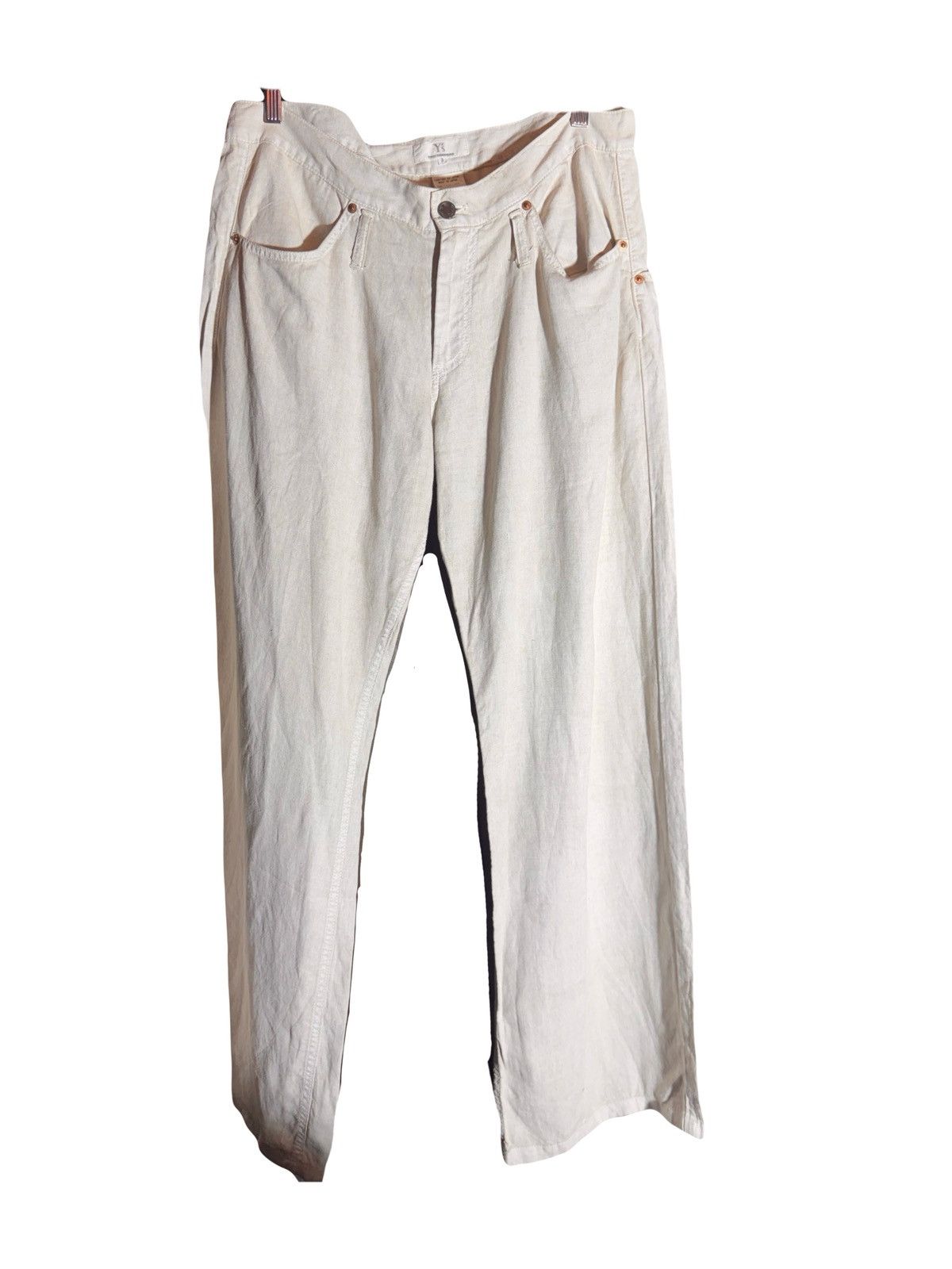 Yohji Yamamoto vintage asymetrical yohji yamamoto linen pants 3 jp Size 28" / US 6 / IT 42 - 2 Thumbnail