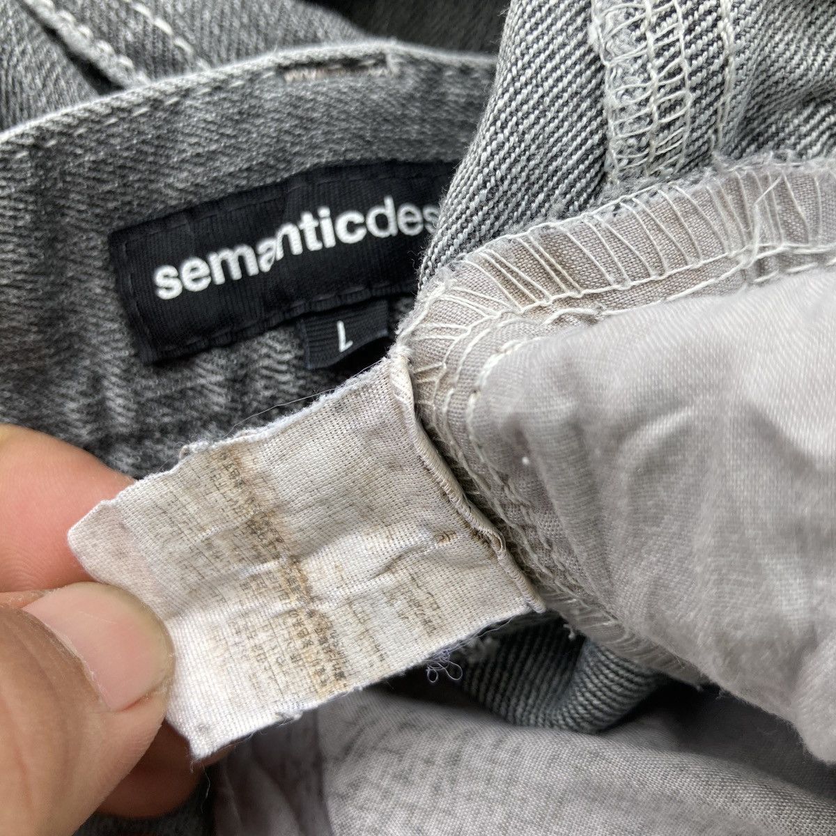 semanticdesign SEMANTIC DESIGN FLARED DISTRESSED JEANS Size US 32 / EU 48 - 13 Thumbnail