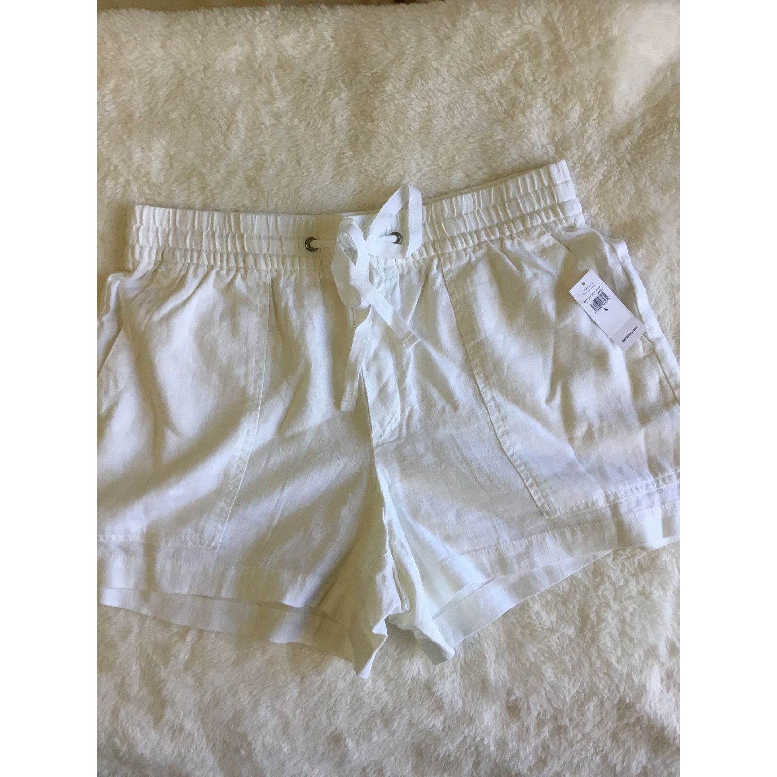 Gap GAP Factory White Pull-On Utility Shorts Size 30" / US 8 / IT 44 - 15 Thumbnail
